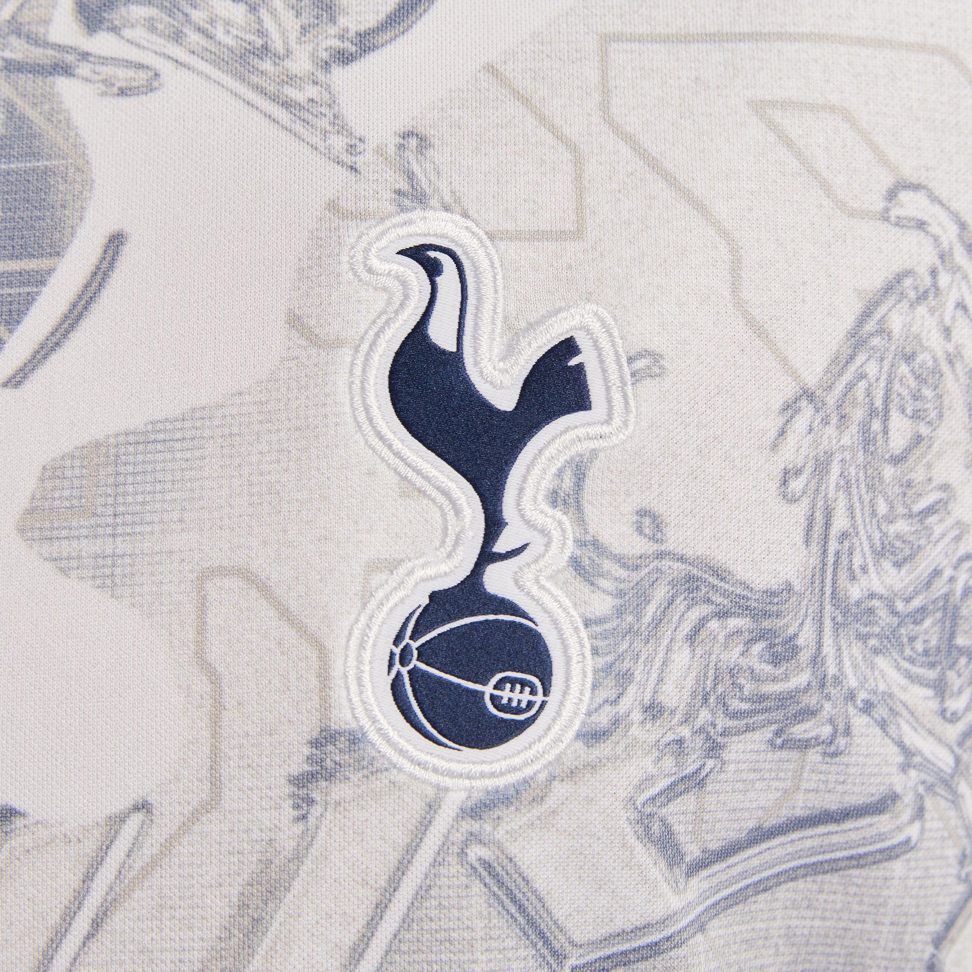 Tottenham Hotspur 2025/26 Academy Pro Pre-Match Performance Top - White-ProSportsKit