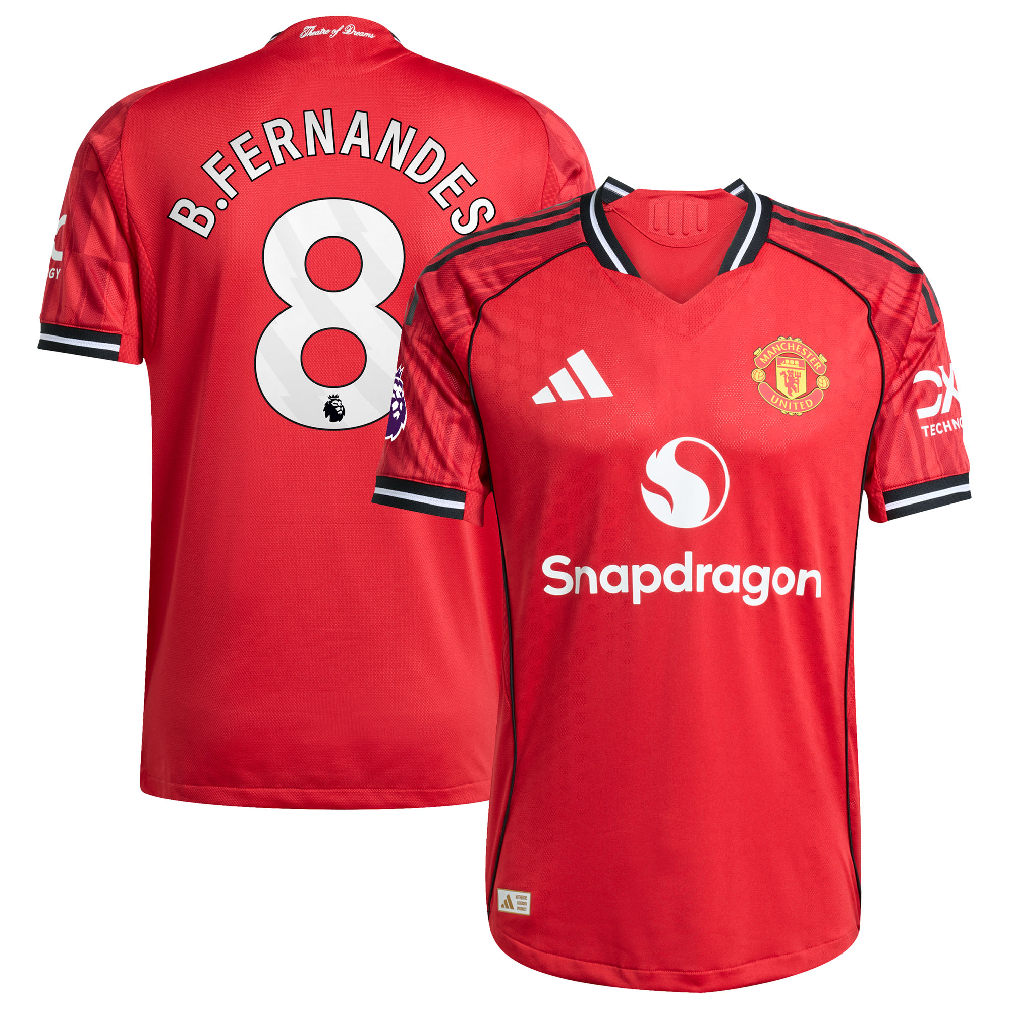 Bruno Fernandes Manchester United Home 2025/26 Player Jersey - Red-ProSportsKit