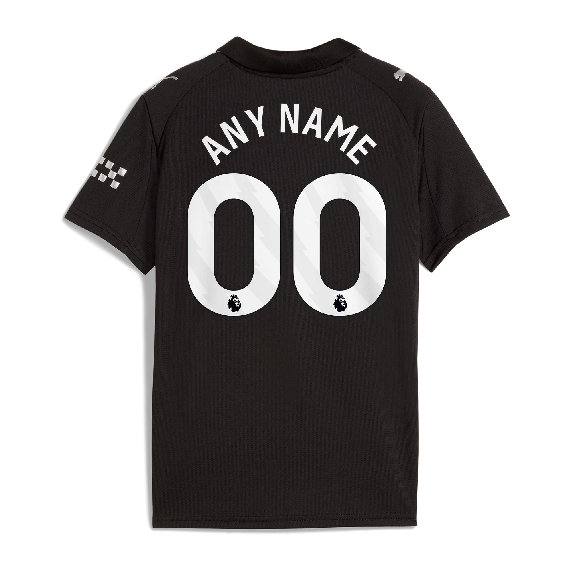 Manchester City Youth 2025/26 Away Replica Custom Jersey - Black-ProSportsKit