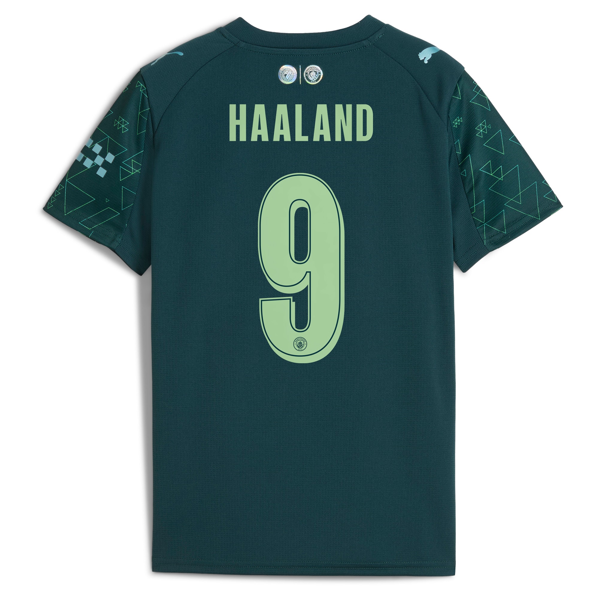 Erling Haaland Manchester City x EA SPORTS FC Youth 2025/26 Fourth Jersey - Green-ProSportsKit