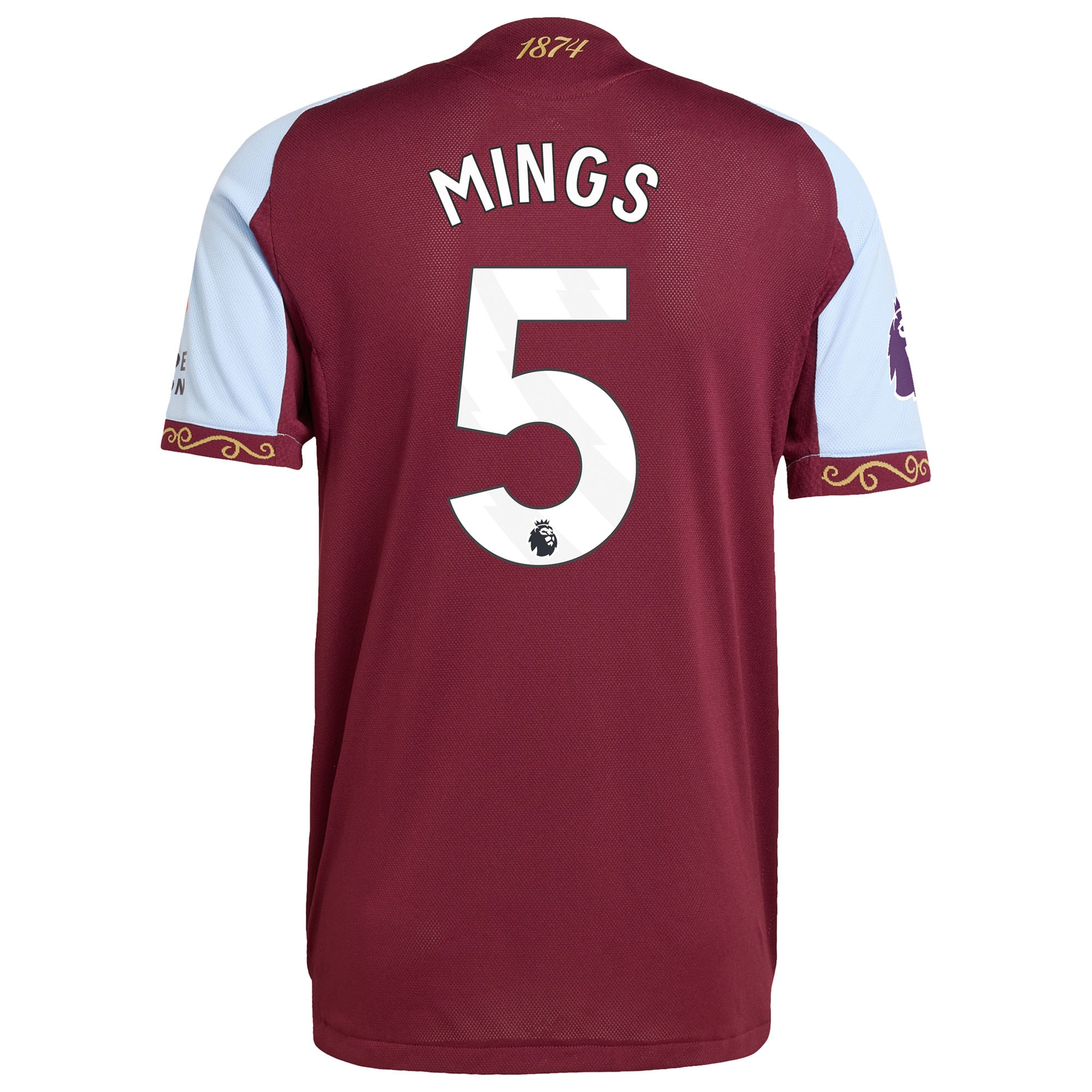Tyrone Mings Aston Villa 2025/26 Home Jersey - Claret-ProSportsKit