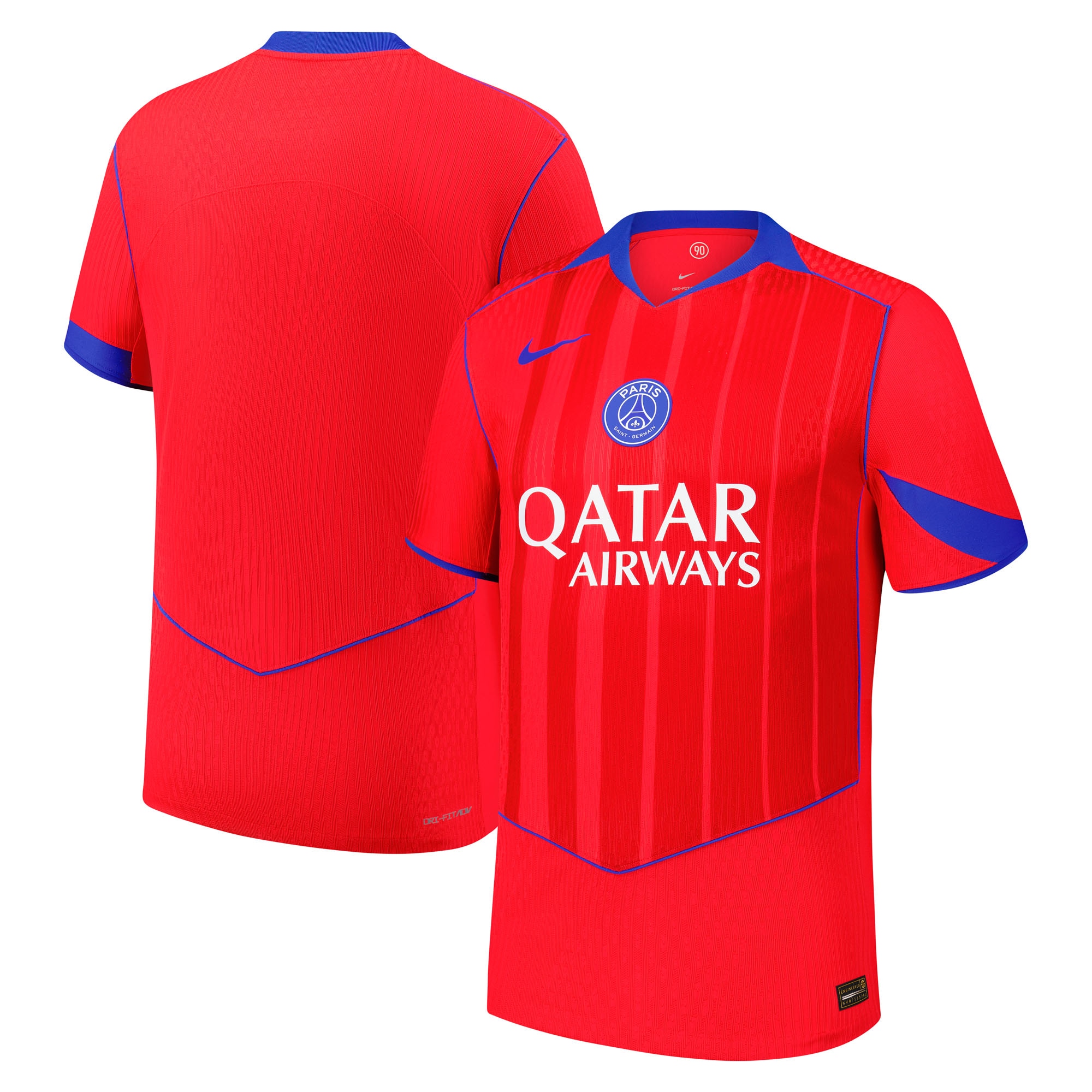 Paris Saint-Germain 2025/26 Match Third Total 90 Jersey - Red-ProSportsKit