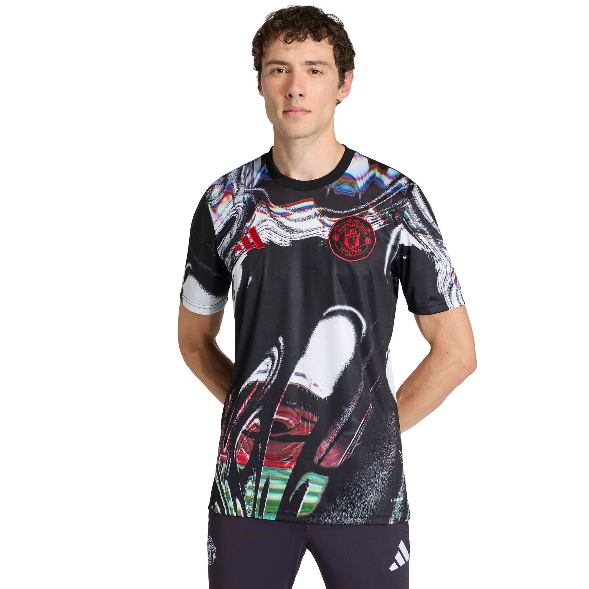 Manchester United 2025/26 Pre-Match Training Jersey - Black-ProSportsKit