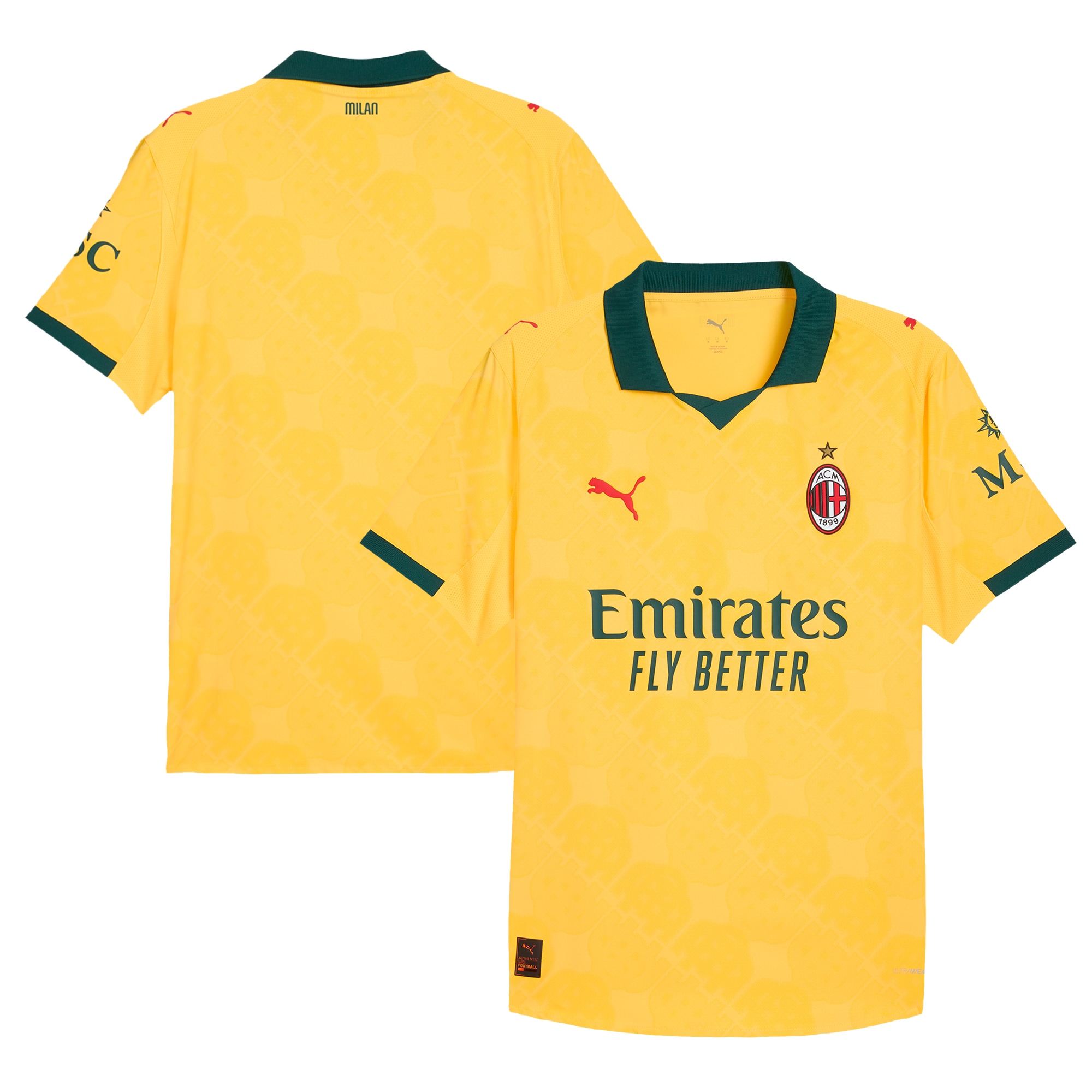 AC Milan 2025/26 Third Jersey - Yellow-ProSportsKit