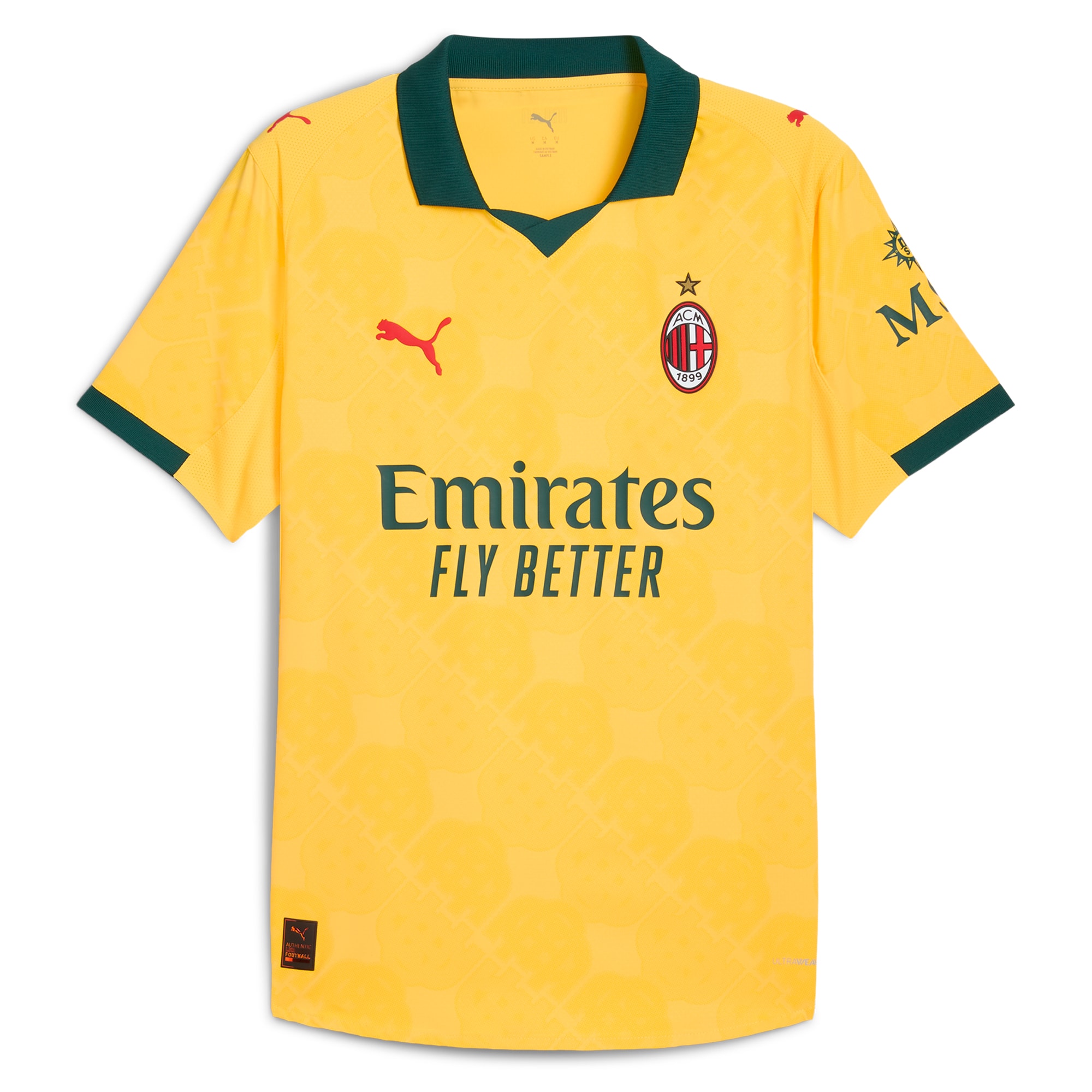 AC Milan 2025/26 Third Jersey - Yellow-ProSportsKit