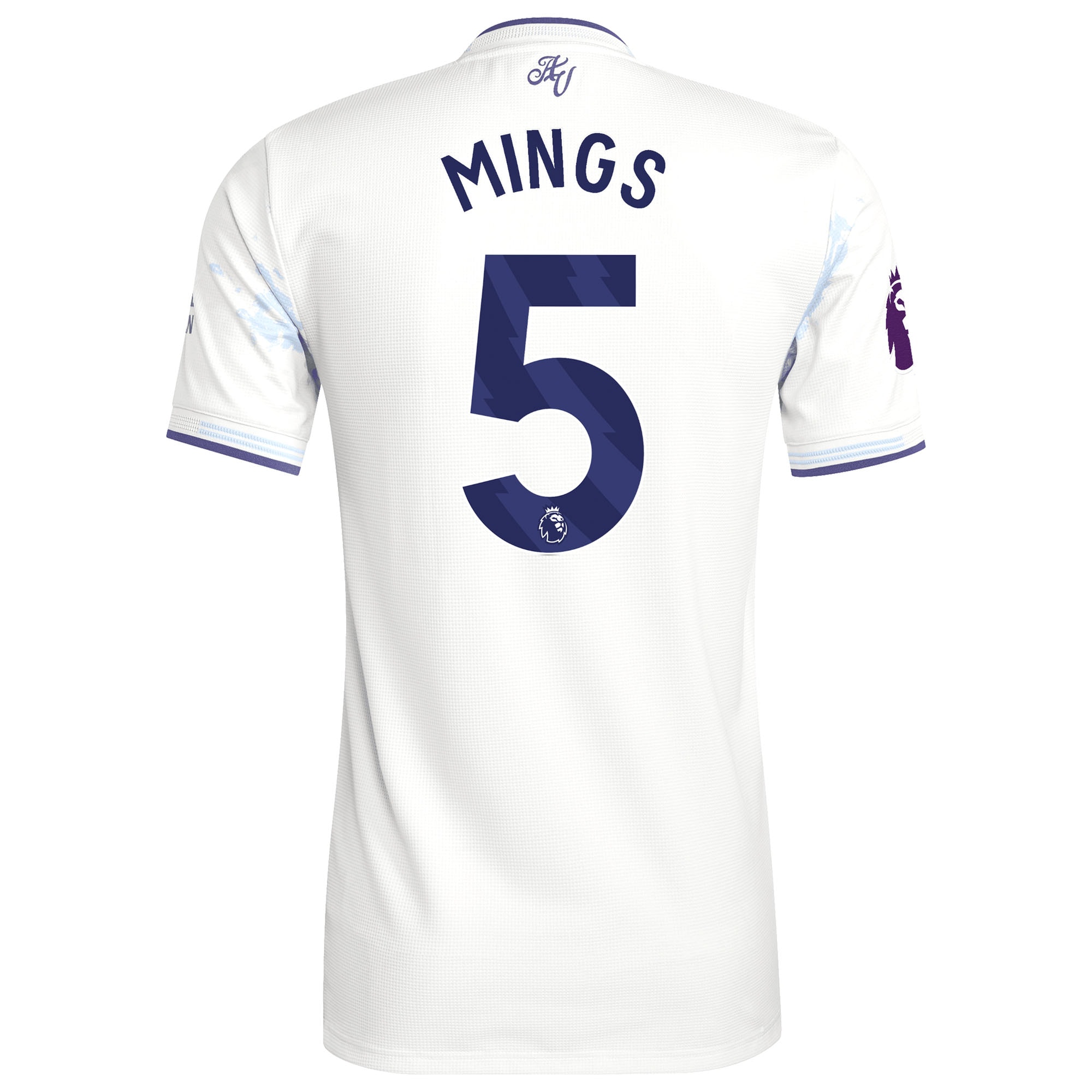Tyrone Mings Aston Villa 2025/26 Third Player Jersey - White-ProSportsKit