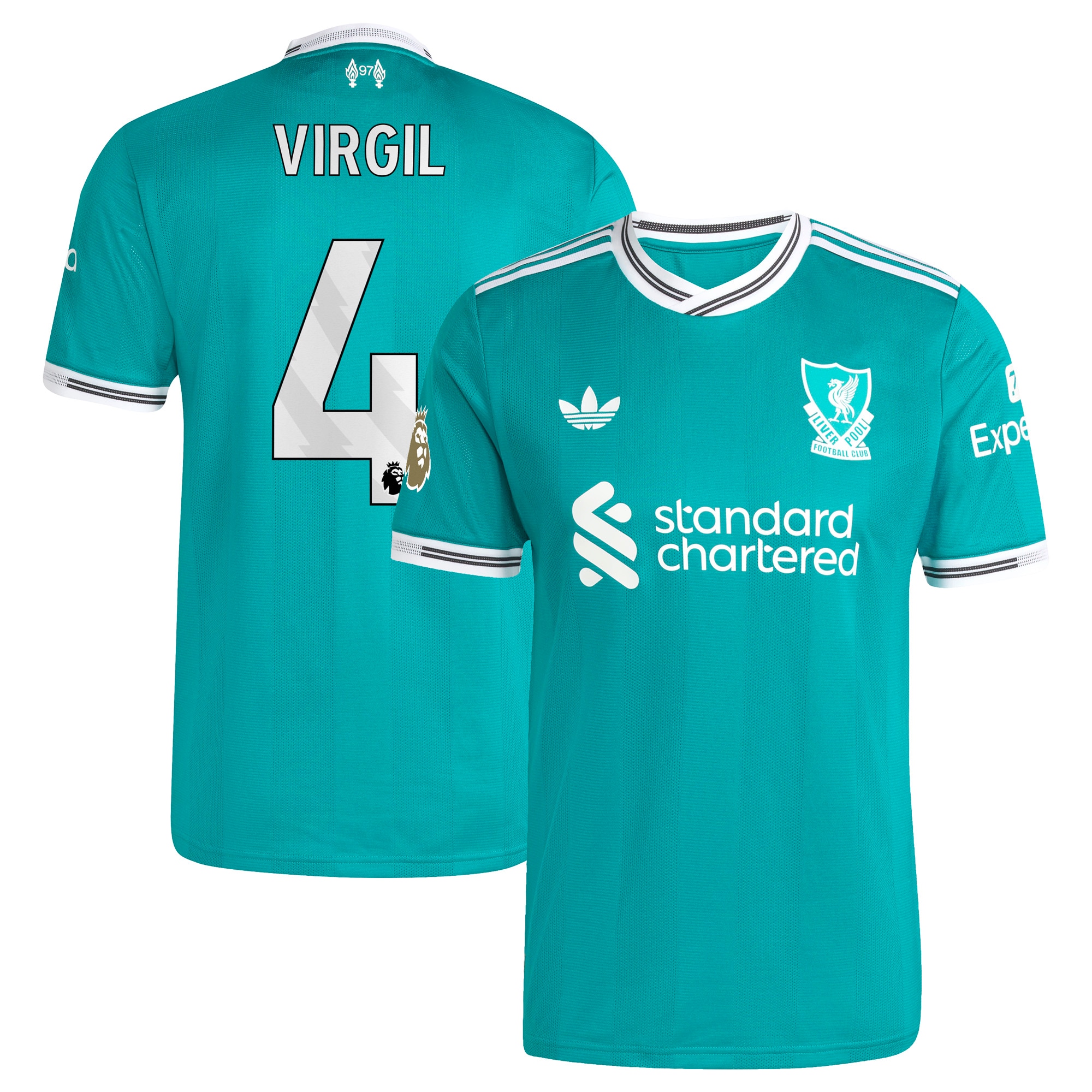 Virgil van Dijk Liverpool 2025/26 Third Player Jersey - Green-ProSportsKit