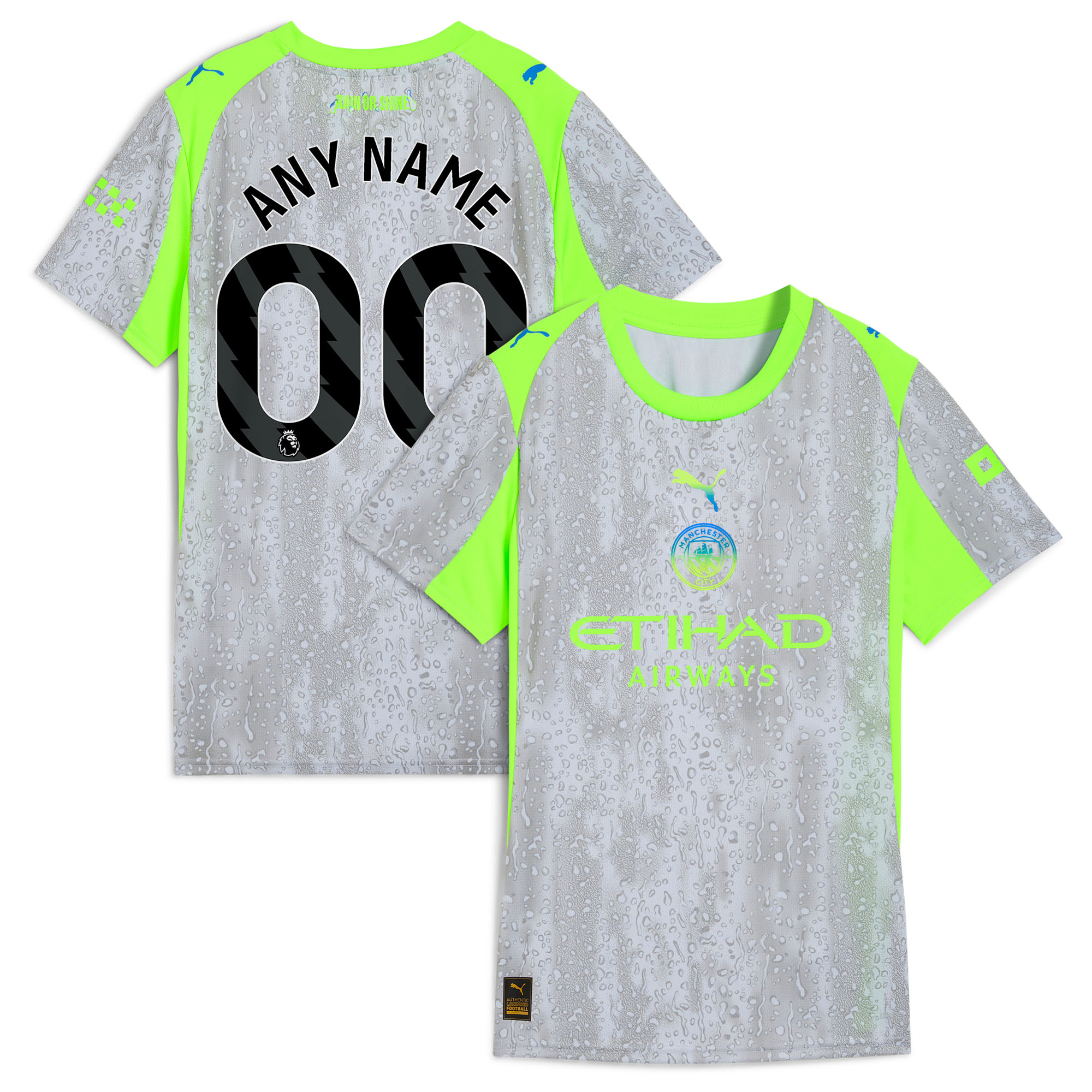 Manchester City Women's 2025/26 Third Replica Custom Jersey - Green/Neon Green-ProSportsKit