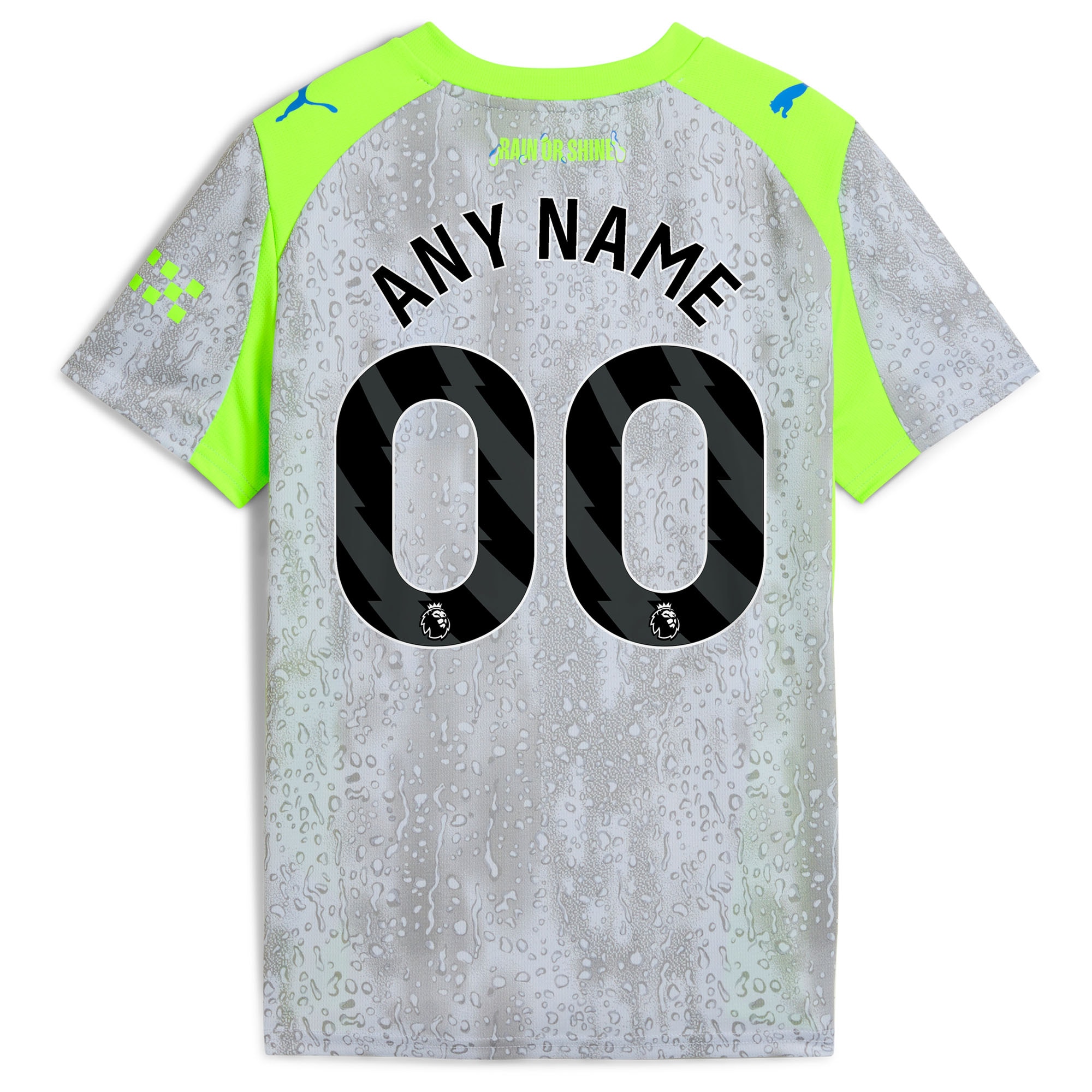 Manchester City Youth 2025/26 Third Replica Custom Jersey - Green/Neon Green-ProSportsKit