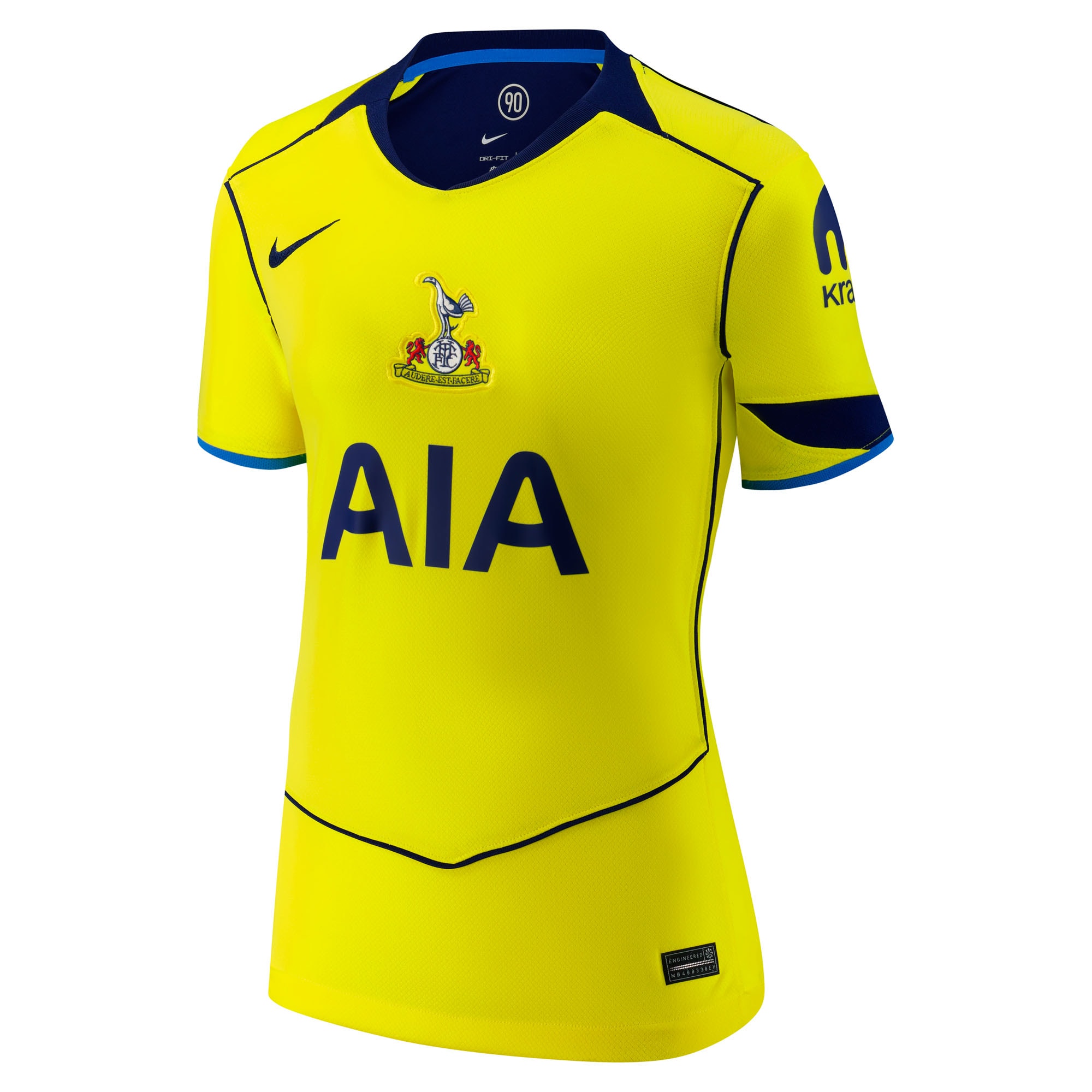 Tottenham Hotspur Women's 2025/26 Third Replica Custom Jersey - Yellow-ProSportsKit