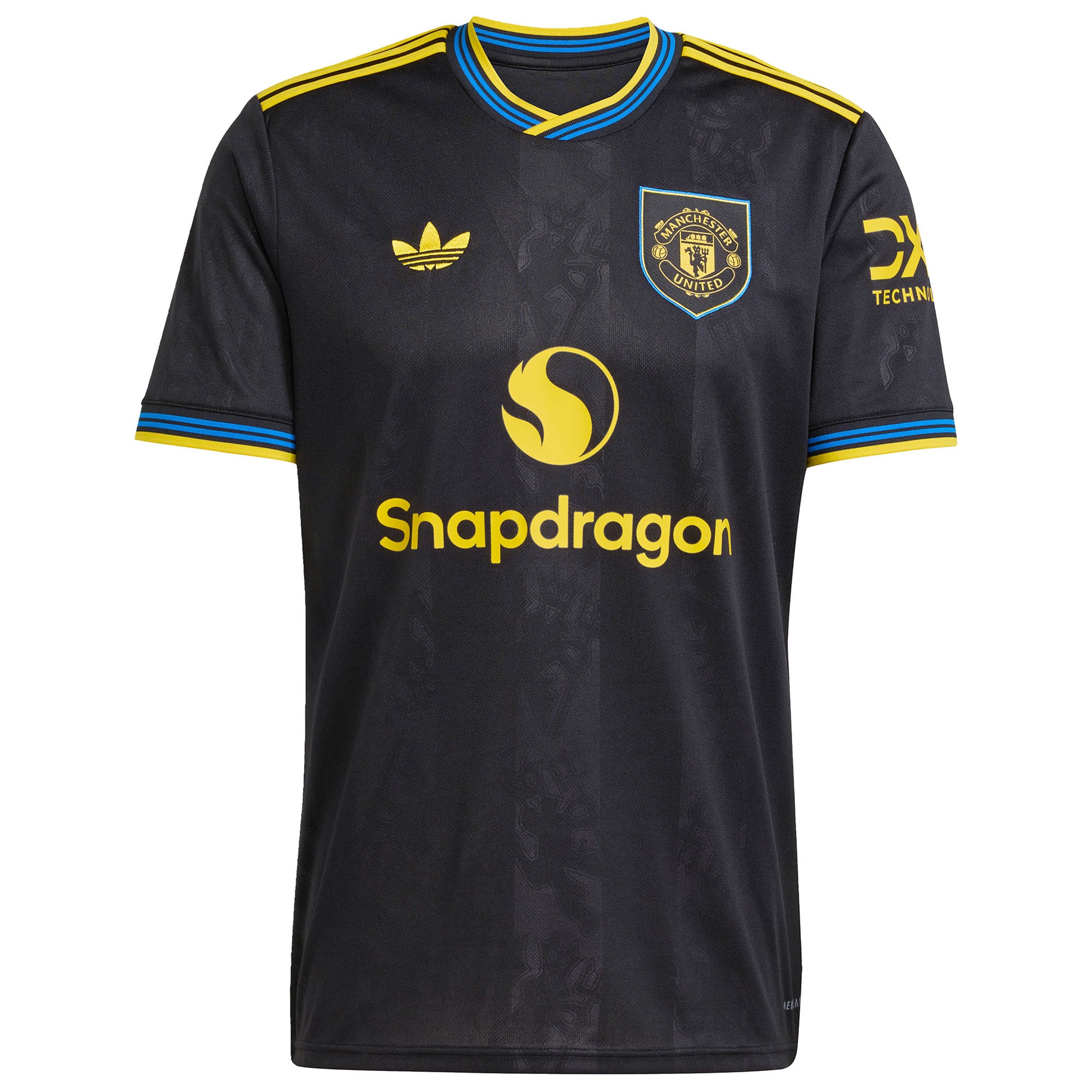 Manchester United 2025/26 Third Replica Custom Jersey - Black-ProSportsKit