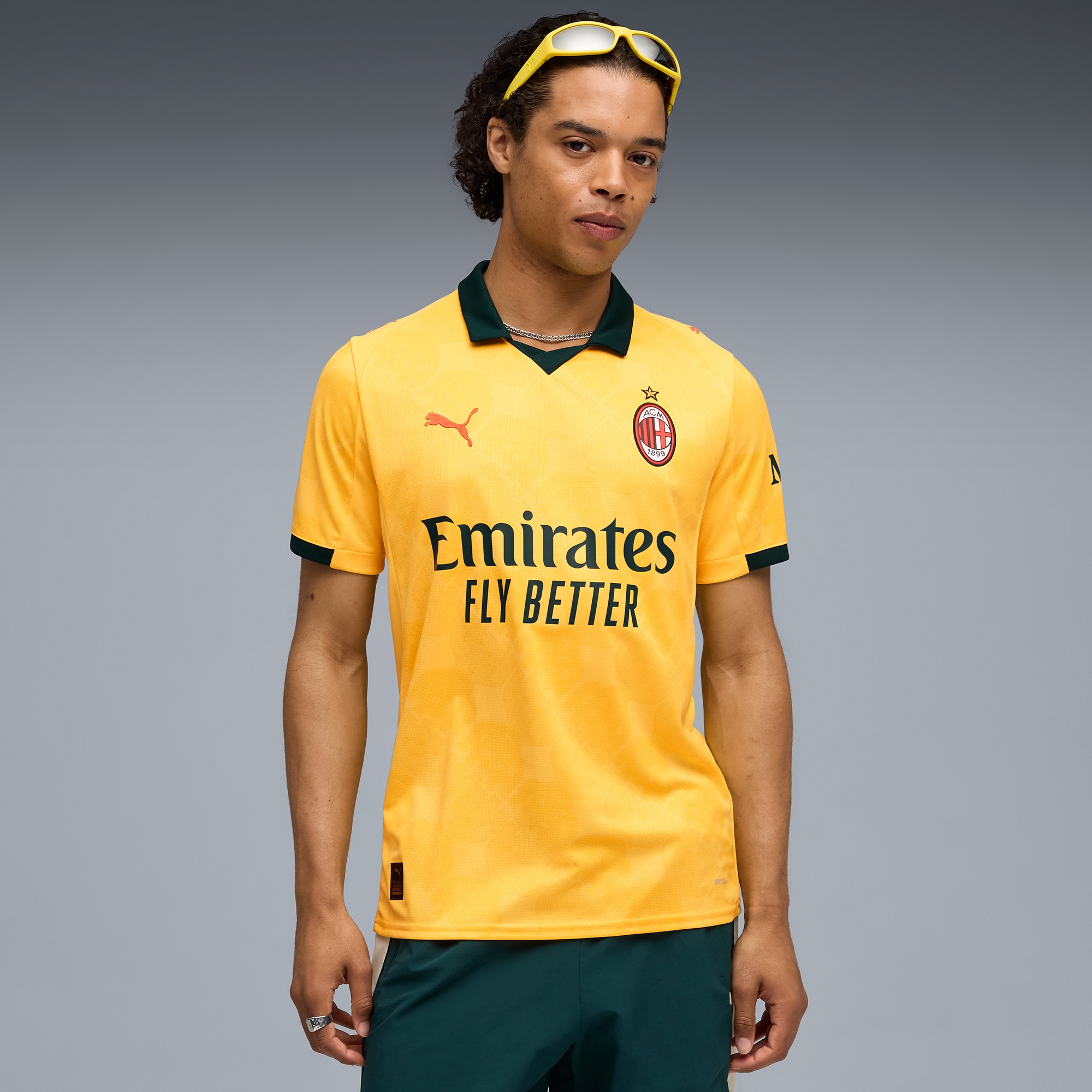 AC Milan 2025/26 Third Replica Jersey - Yellow-ProSportsKit