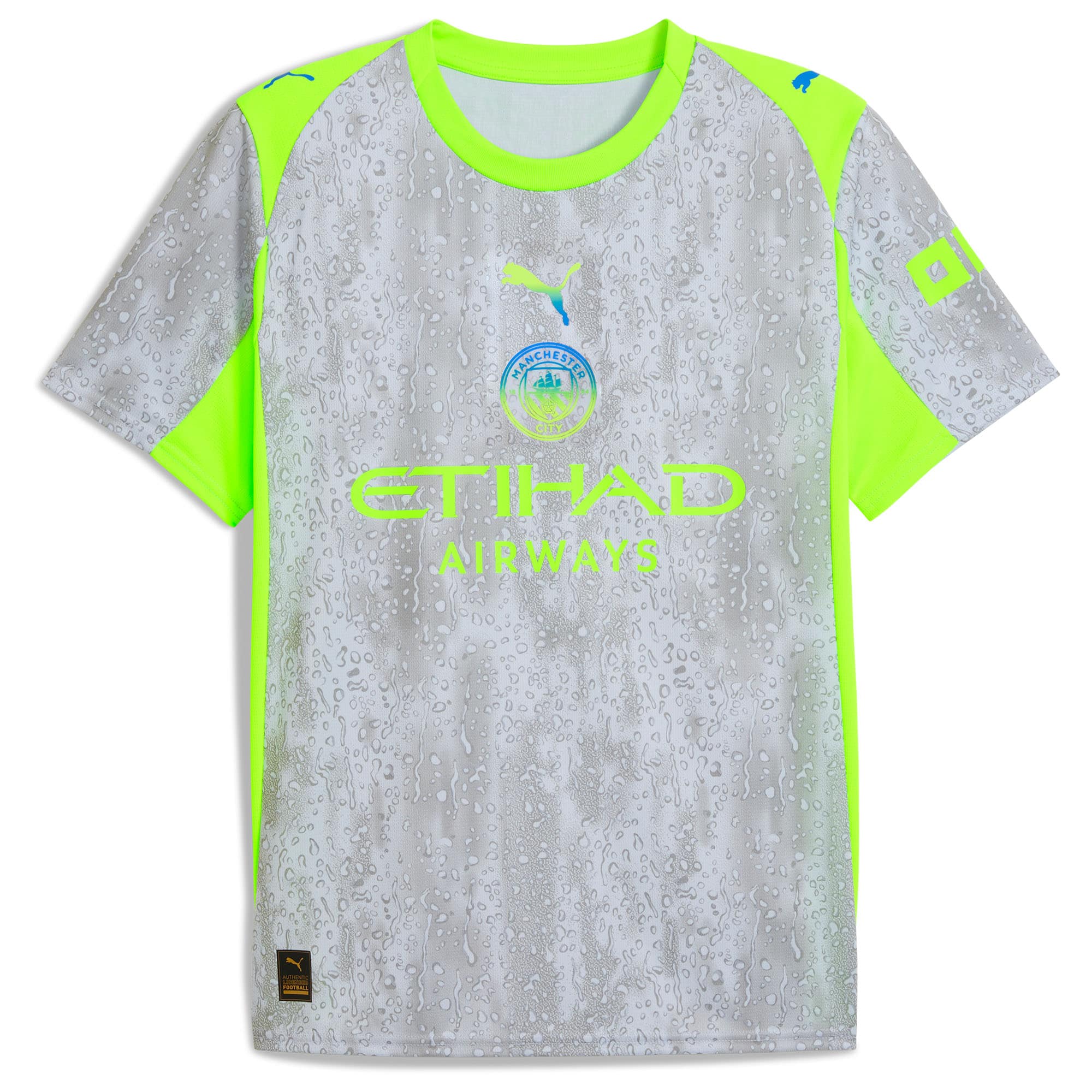 Manchester City 2025/26 Third Replica Custom Jersey - Green/Neon Green-ProSportsKit