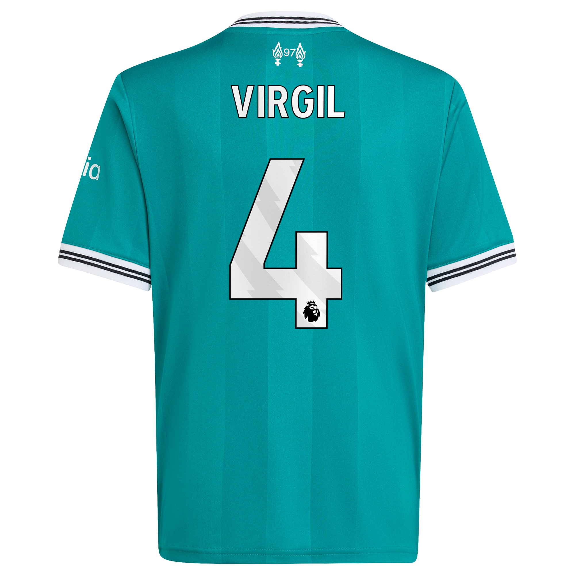 Virgil van Dijk Liverpool Youth 2025/26 Third Replica Player Jersey - Green-ProSportsKit