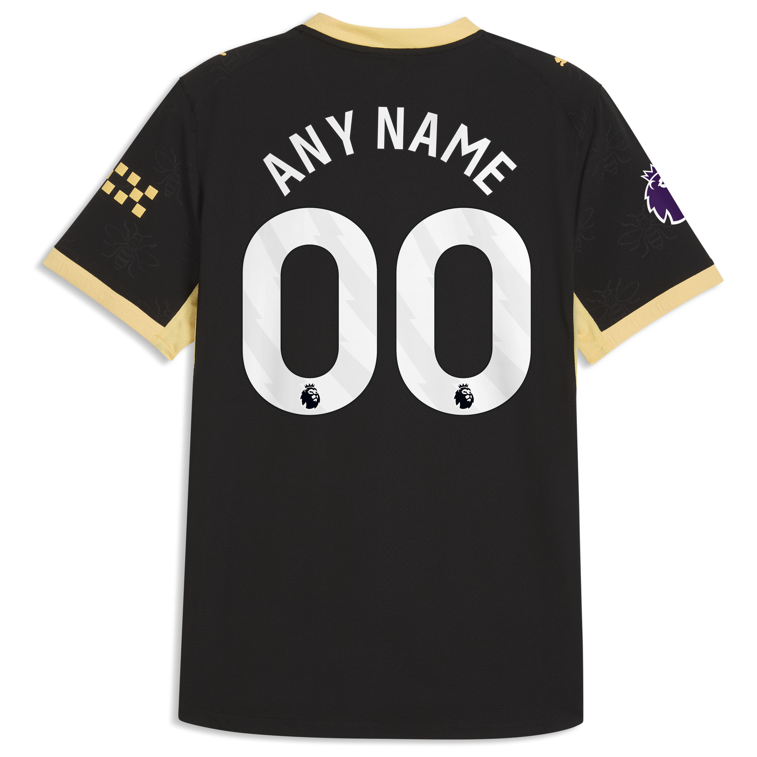 Manchester City 2026/27 Away On-Field Custom Jersey - Black-ProSportsKit