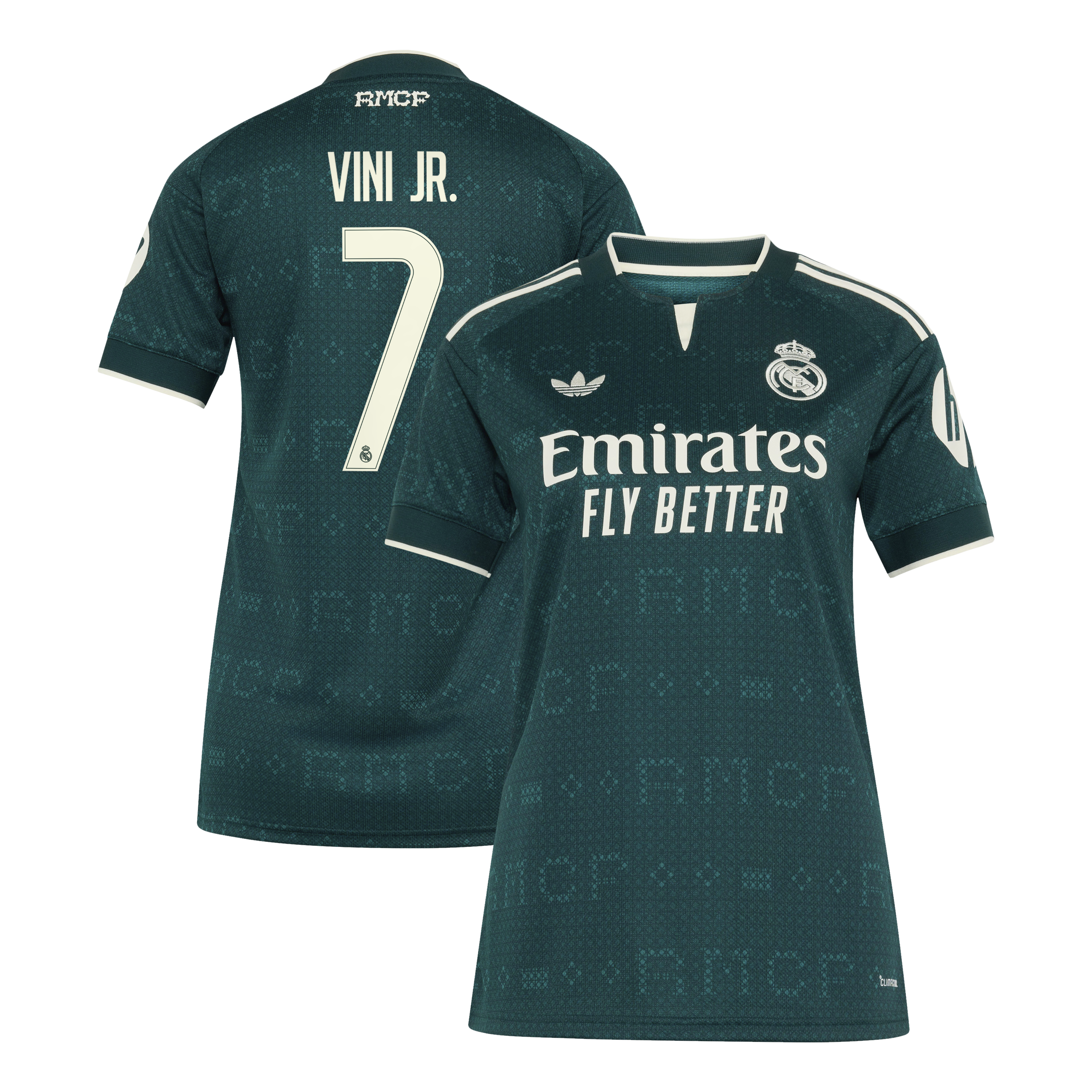 Vini Jr. Real Madrid Women's 2026/27 Away Replica Jersey - Green-ProSportsKit