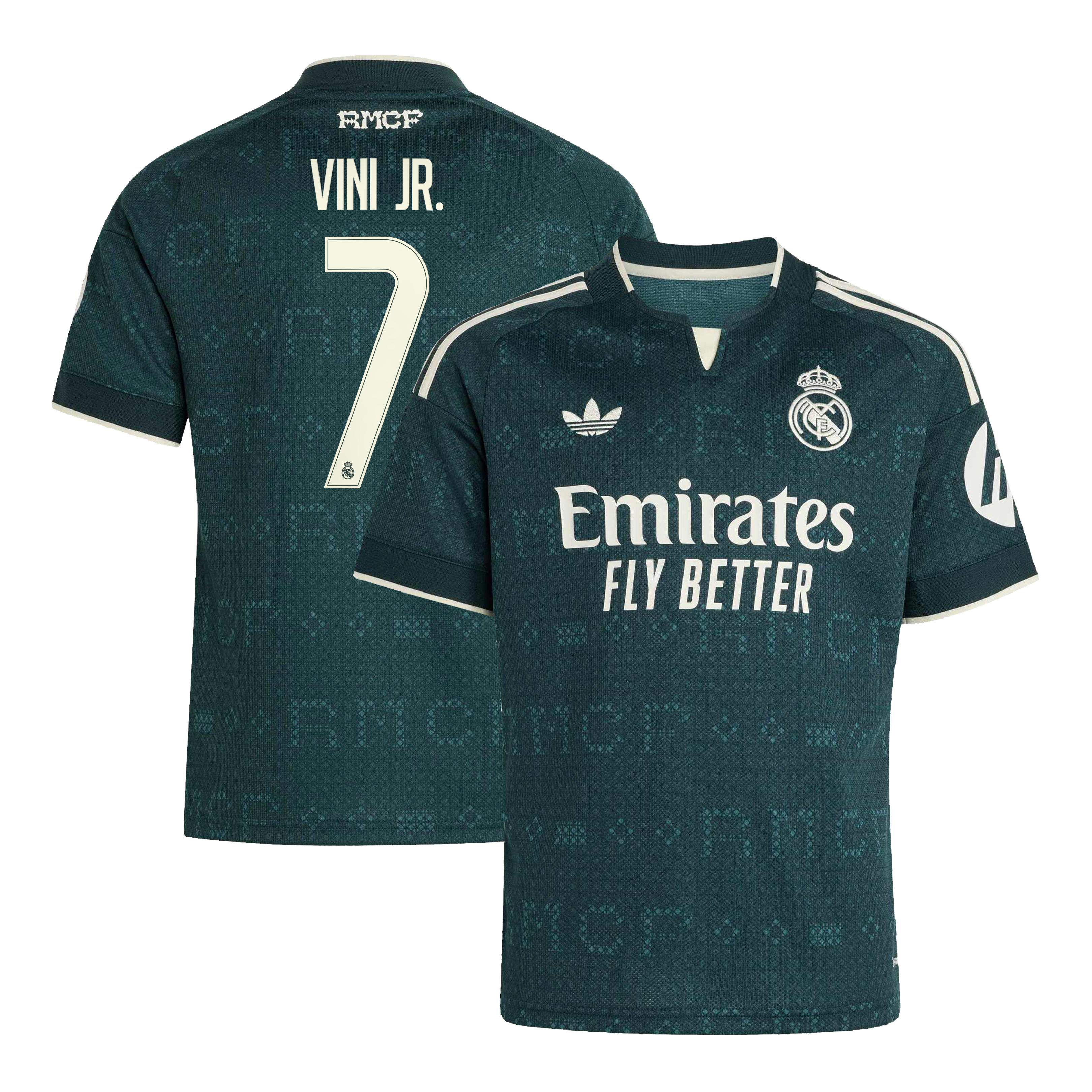 Vini Jr. Real Madrid Youth 2026/27 Away Replica Jersey - Green-ProSportsKit