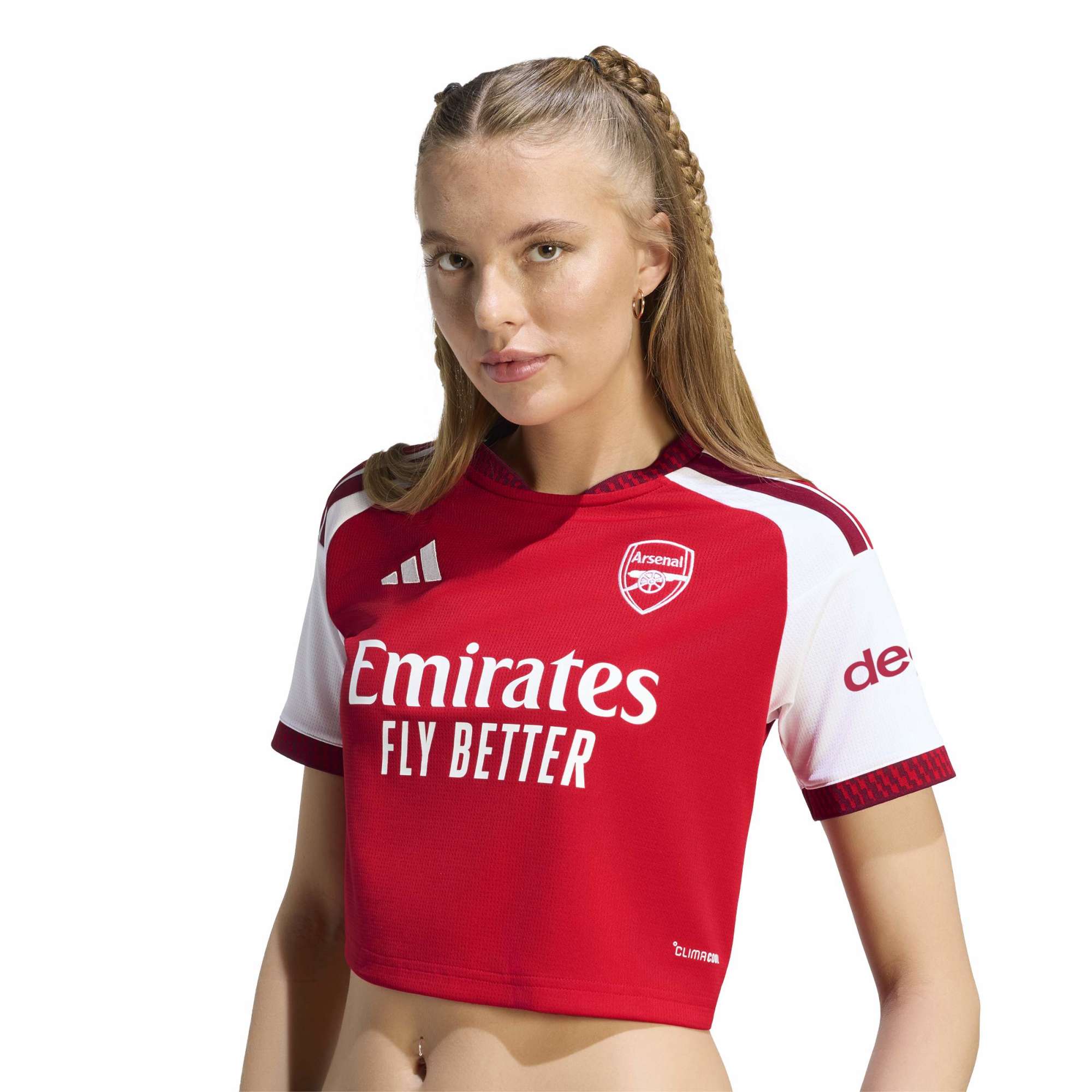 Arsenal Women's 2026/27 Home Cropped Replica Jersey - Red-ProSportsKit
