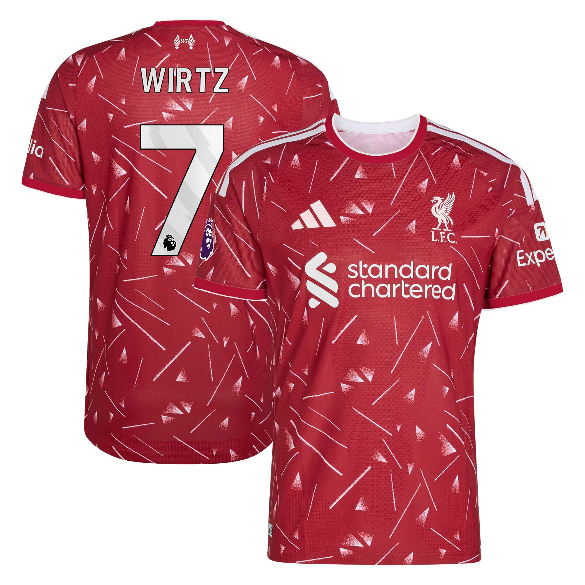 Florian Wirtz Liverpool 2026/27 Home On-Field Jersey - Red-ProSportsKit