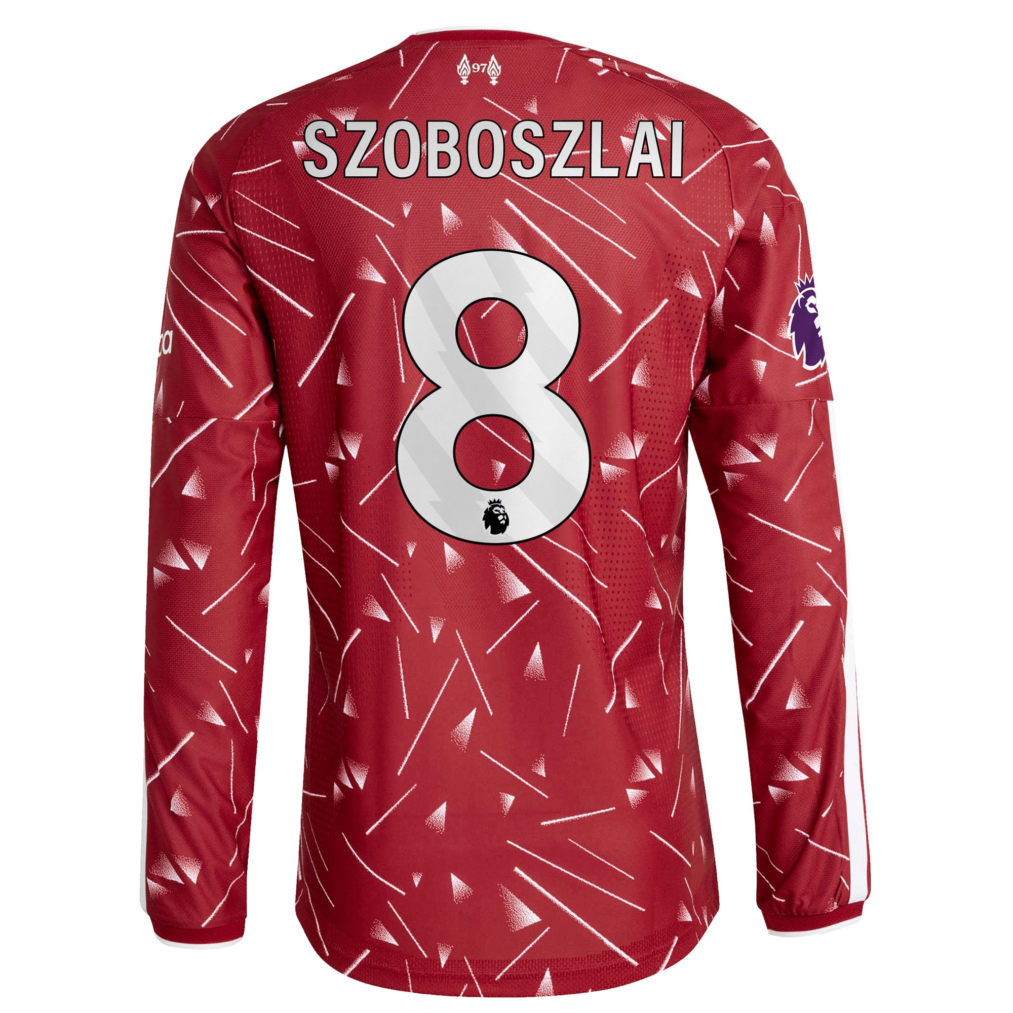 Dominik Szoboszlai Liverpool 2026/27 Home On-Field Long Sleeve Jersey - Red-ProSportsKit