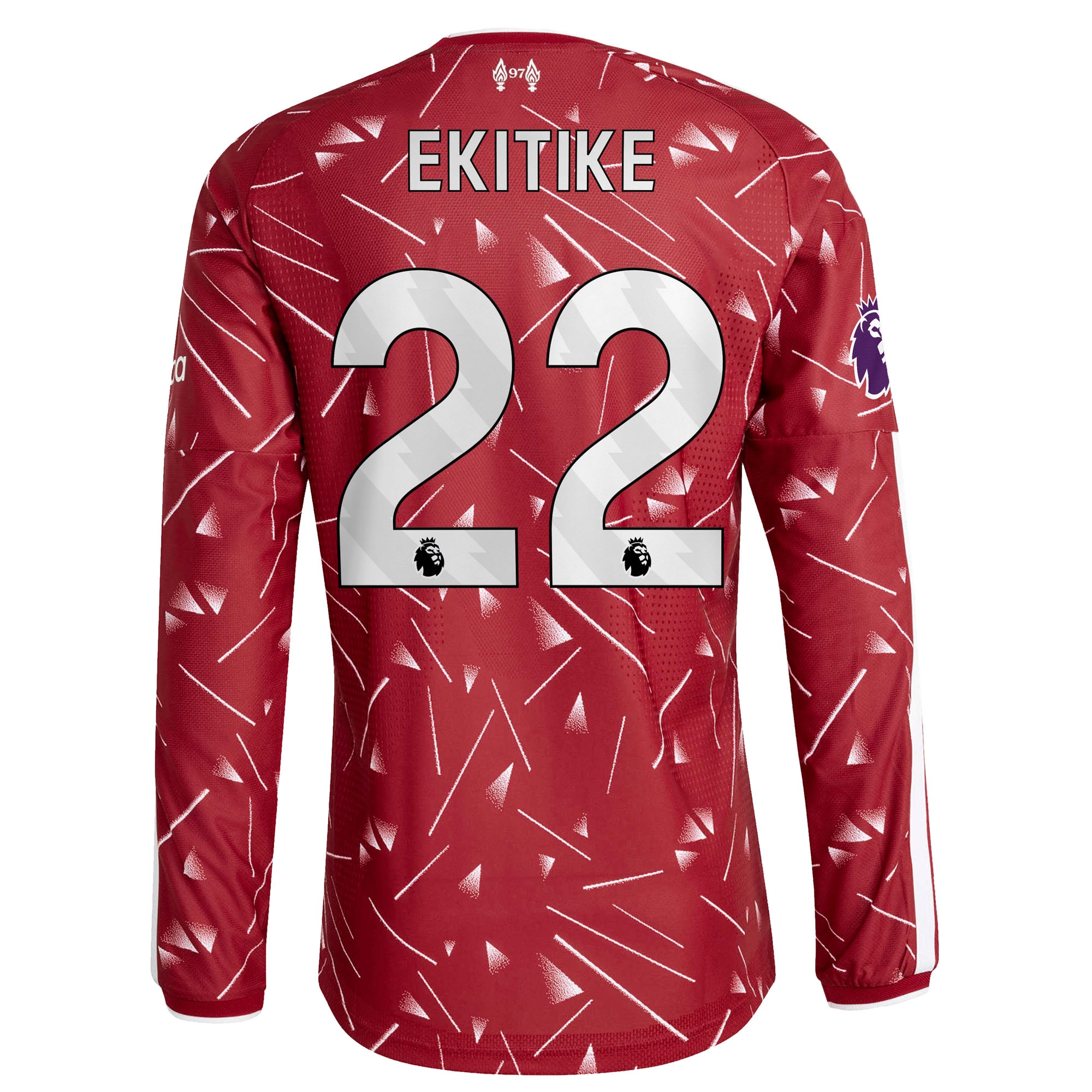 Hugo Ekitike Liverpool 2026/27 Home On-Field Long Sleeve Jersey - Red-ProSportsKit