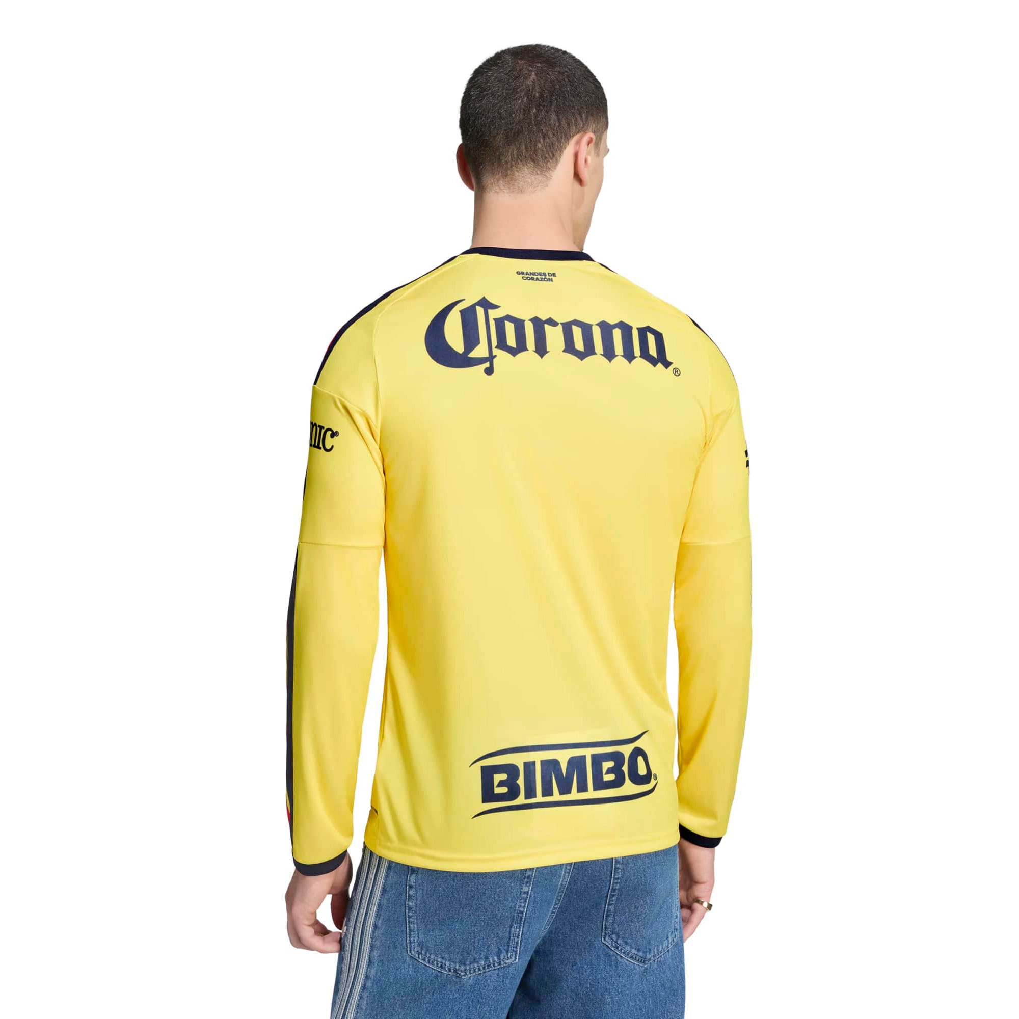Club America 2026/27 Home Replica Long Sleeve Jersey - Black-ProSportsKit