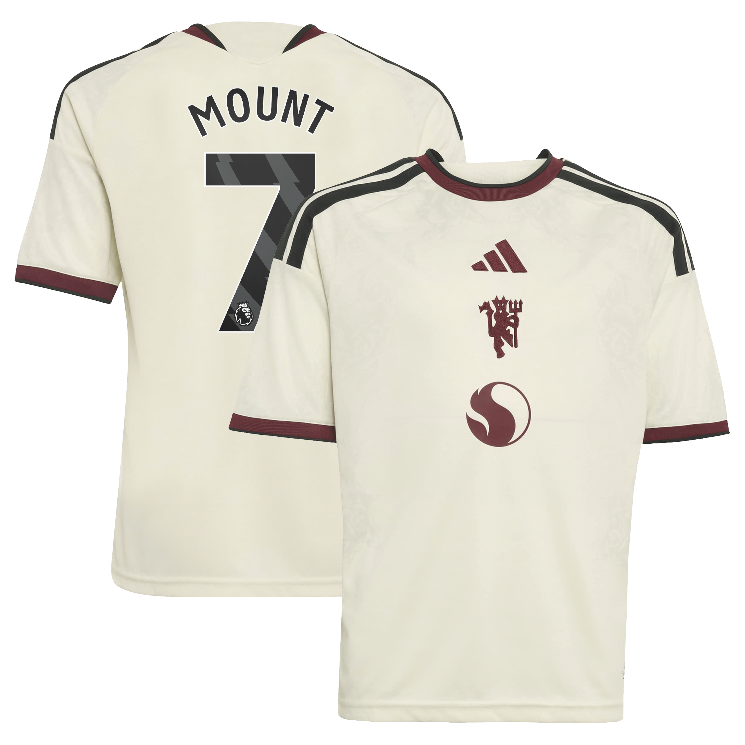 Mason Mount Manchester United Youth 2026/27 Third Replica Jersey - Cream-ProSportsKit