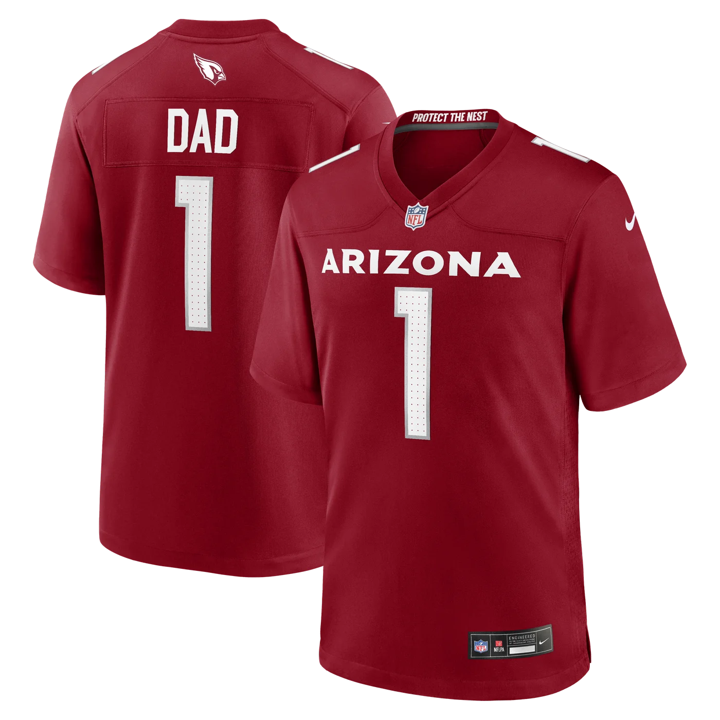 Number 1 Dad Arizona Cardinals Game Jersey - Cardinal-ProSportsKit