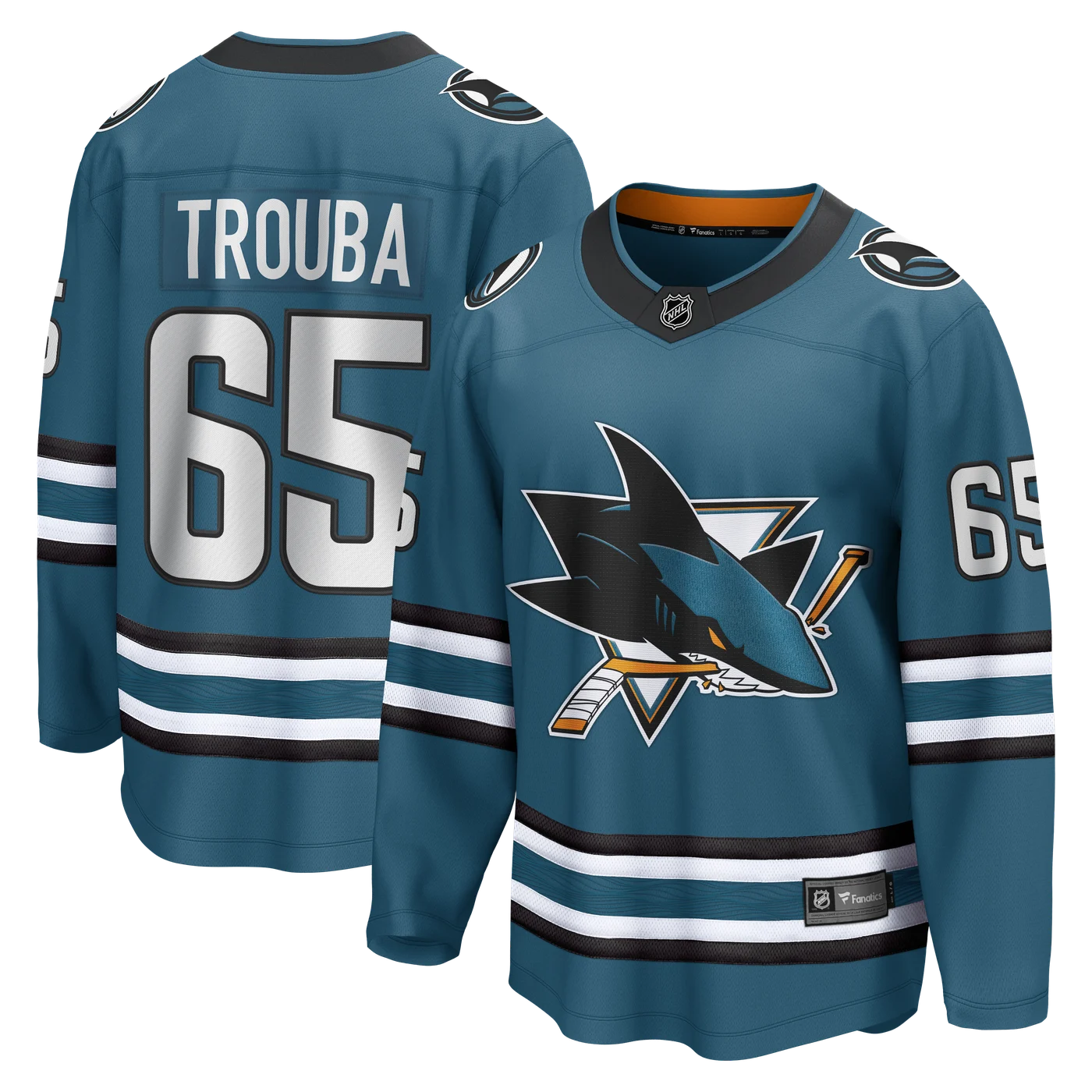 Jacob Trouba San Jose Sharks Home Breakaway Jersey - Teal-ProSportsKit