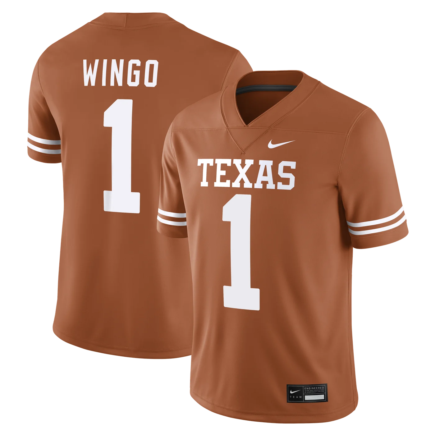 Ryan Wingo Texas Longhorns Game Football Jersey - Texas Orange-ProSportsKit