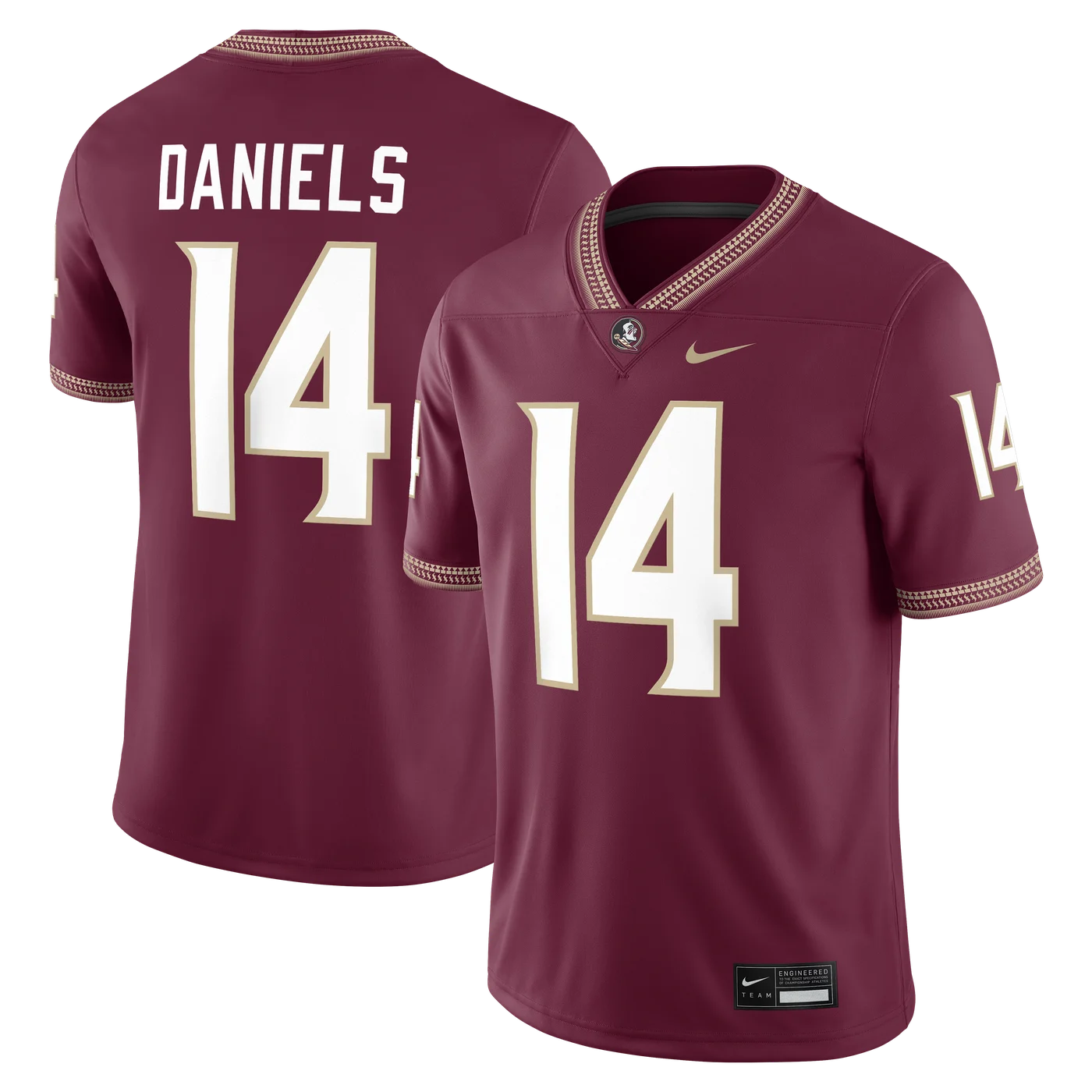 Ashton Daniels Florida State Seminoles Game Football Jersey - Garnet-ProSportsKit