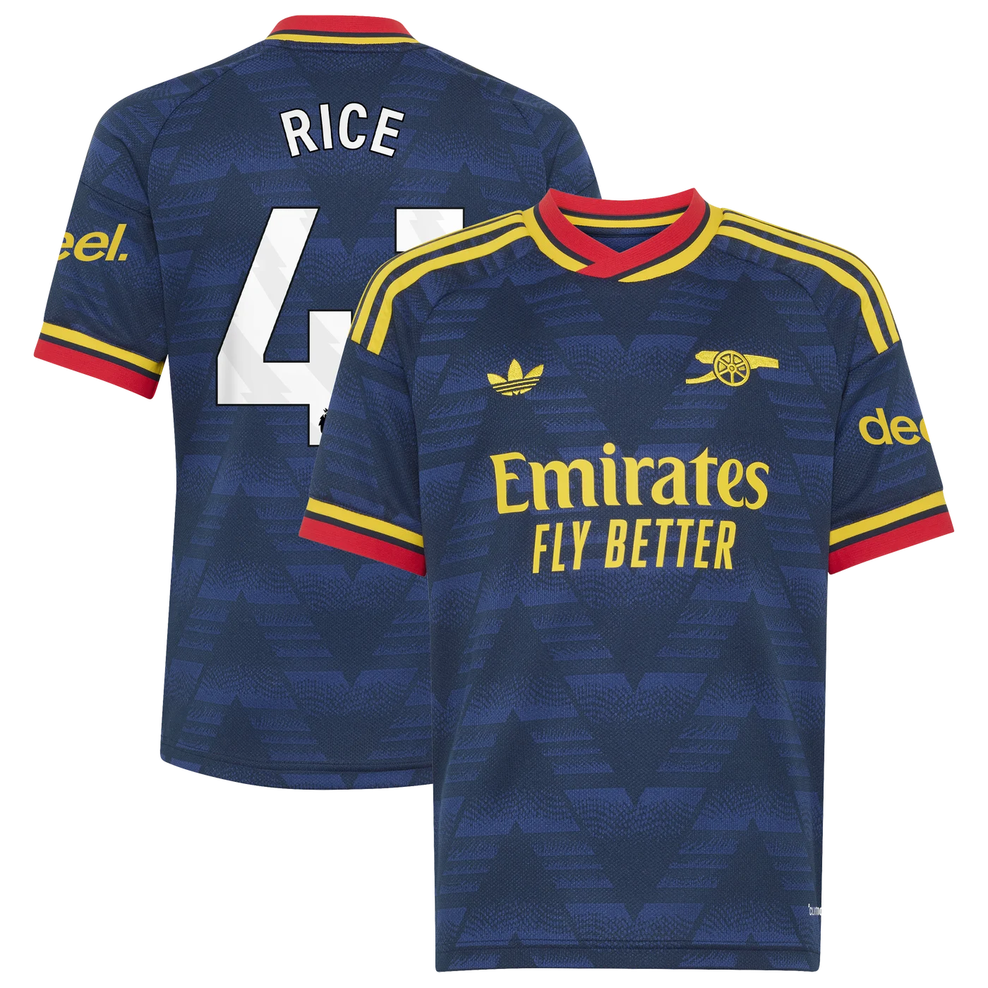 Declan Rice Arsenal Youth 2026/27 Away Replica Jersey - Navy-ProSportsKit