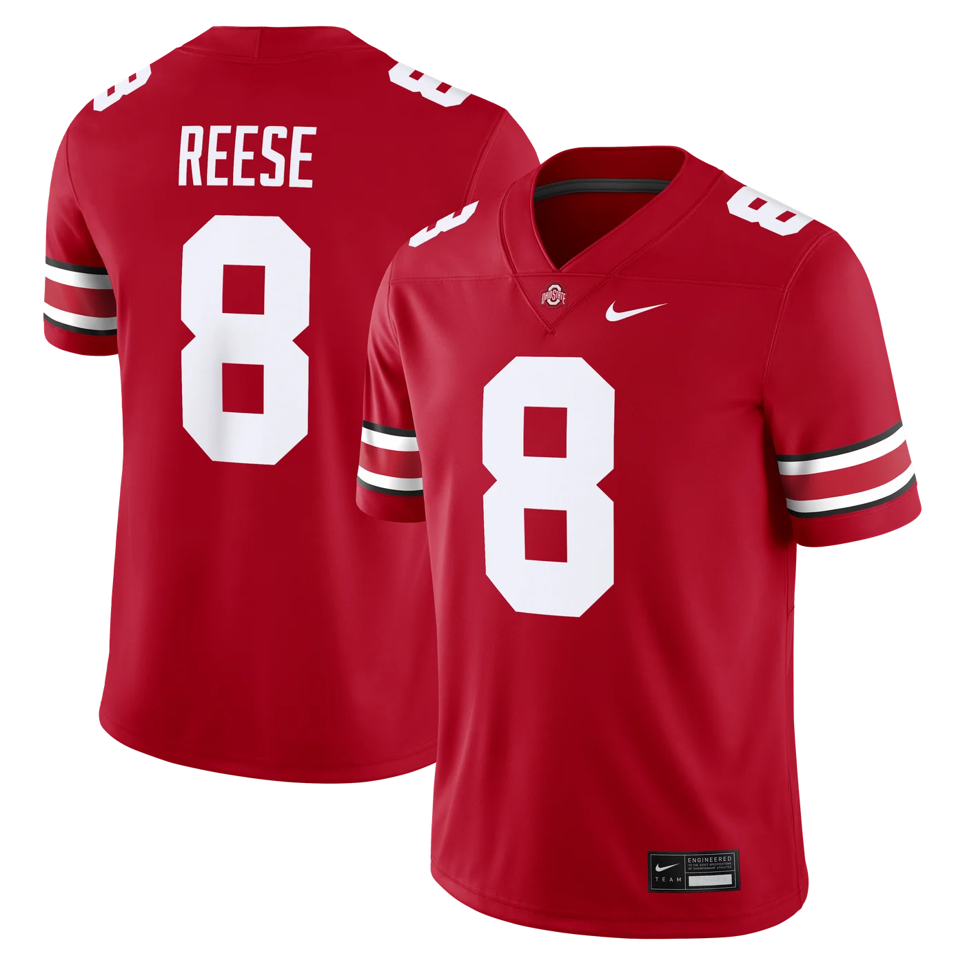 Arvell Reese Ohio State · Home Game Jersey college football fan jersey