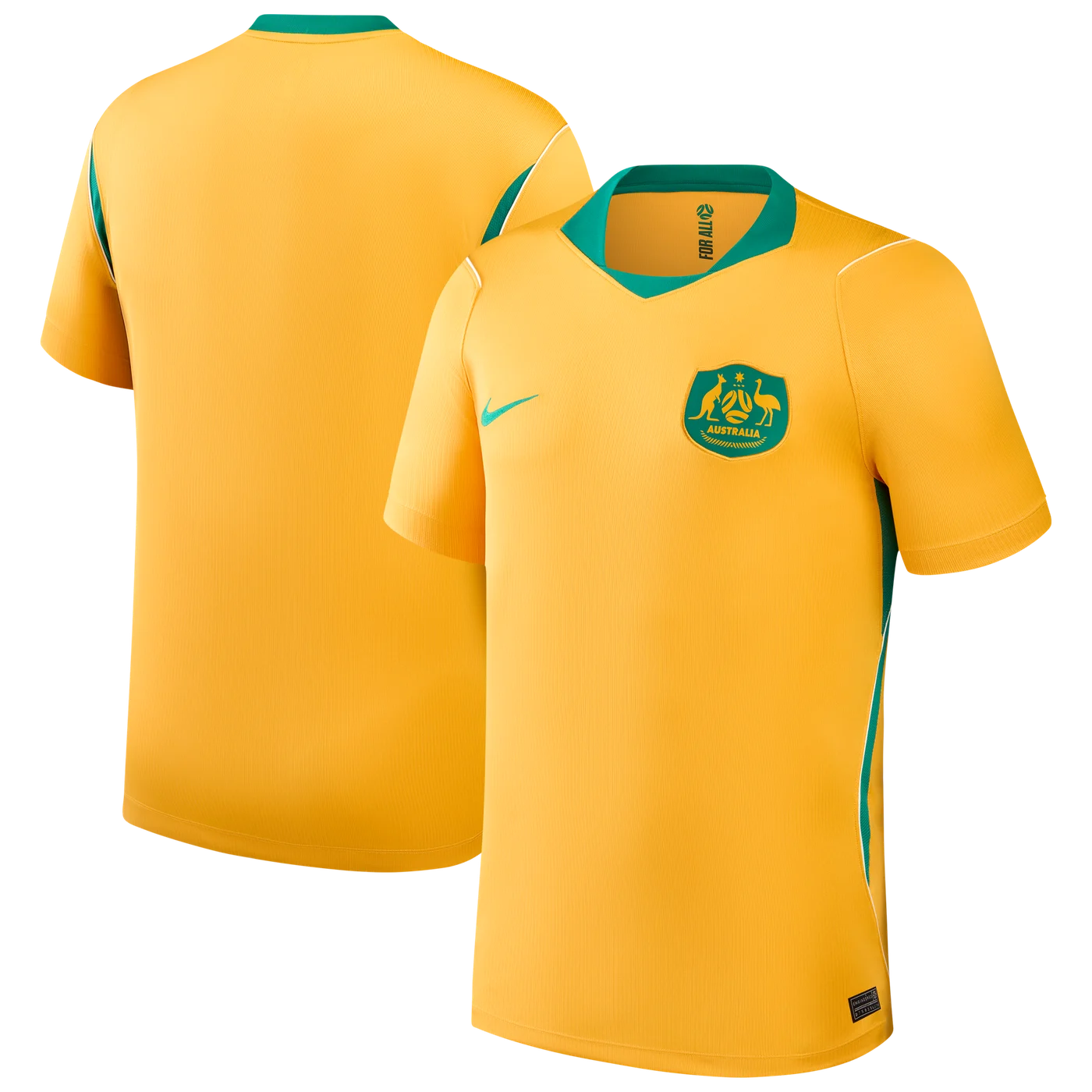 Australia National Team 2026 Home Stadium Replica Jersey - Yellow-ProSportsKit
