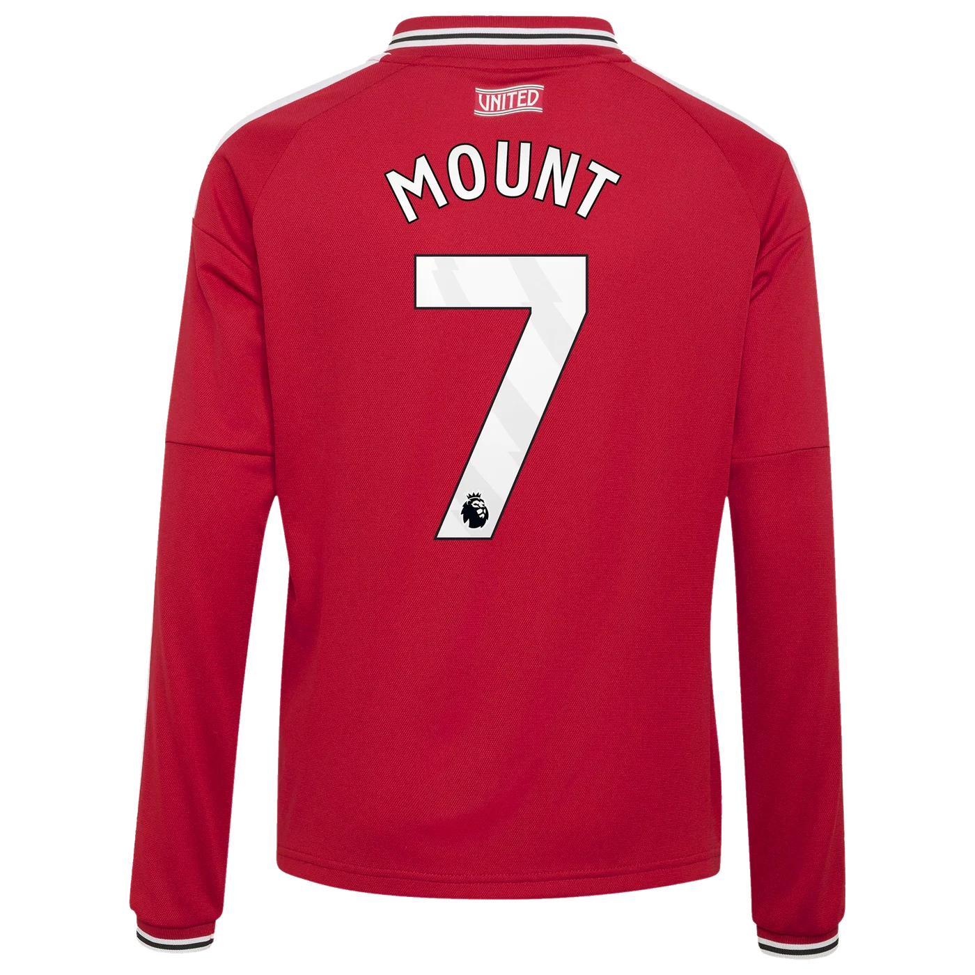 Mason Mount Manchester United Youth 2026/27 Home Replica Long Sleeve Jersey - Red-ProSportsKit