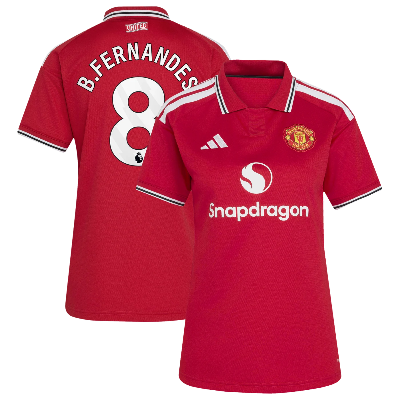 Bruno Fernandes Manchester United Women's 2026/27 Home Replica Jersey - Red-ProSportsKit