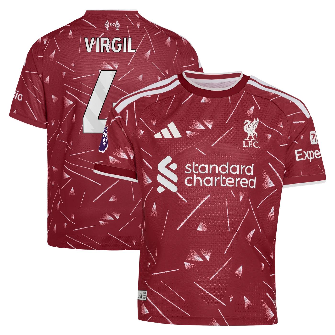 Virgil van Dijk Liverpool Youth 2026/27 Home On-Field Jersey - Red-ProSportsKit