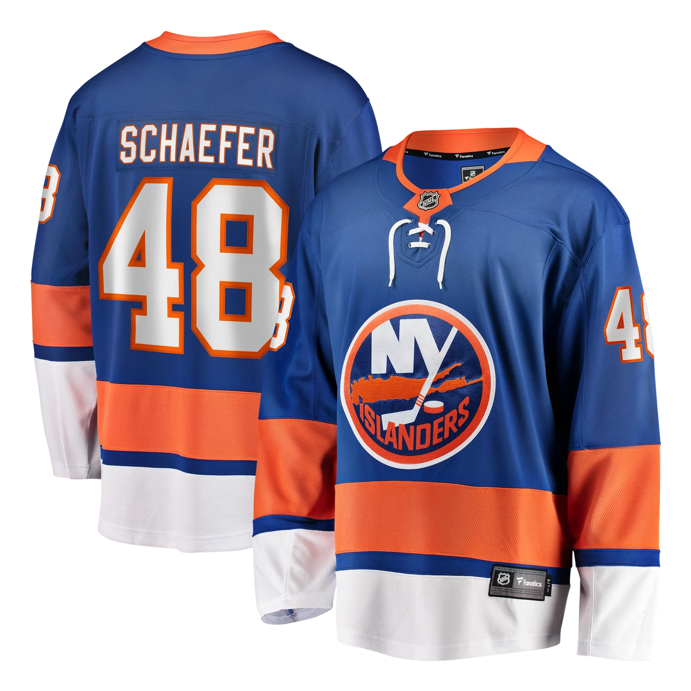 Matthew Schaefer New York Islanders Home Breakaway Player Jerseys - Royal-ProSportsKit