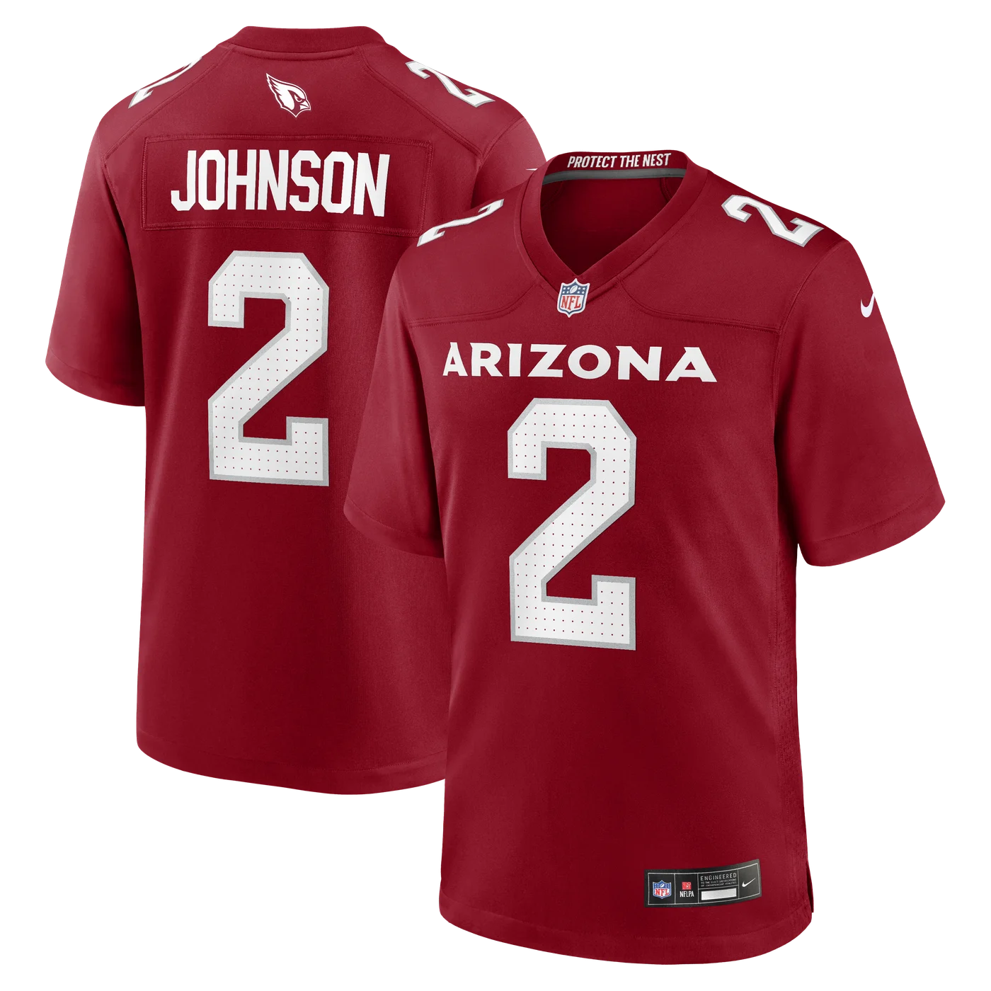 Will Johnson Arizona Cardinals Team Game Jersey - Cardinal-ProSportsKit