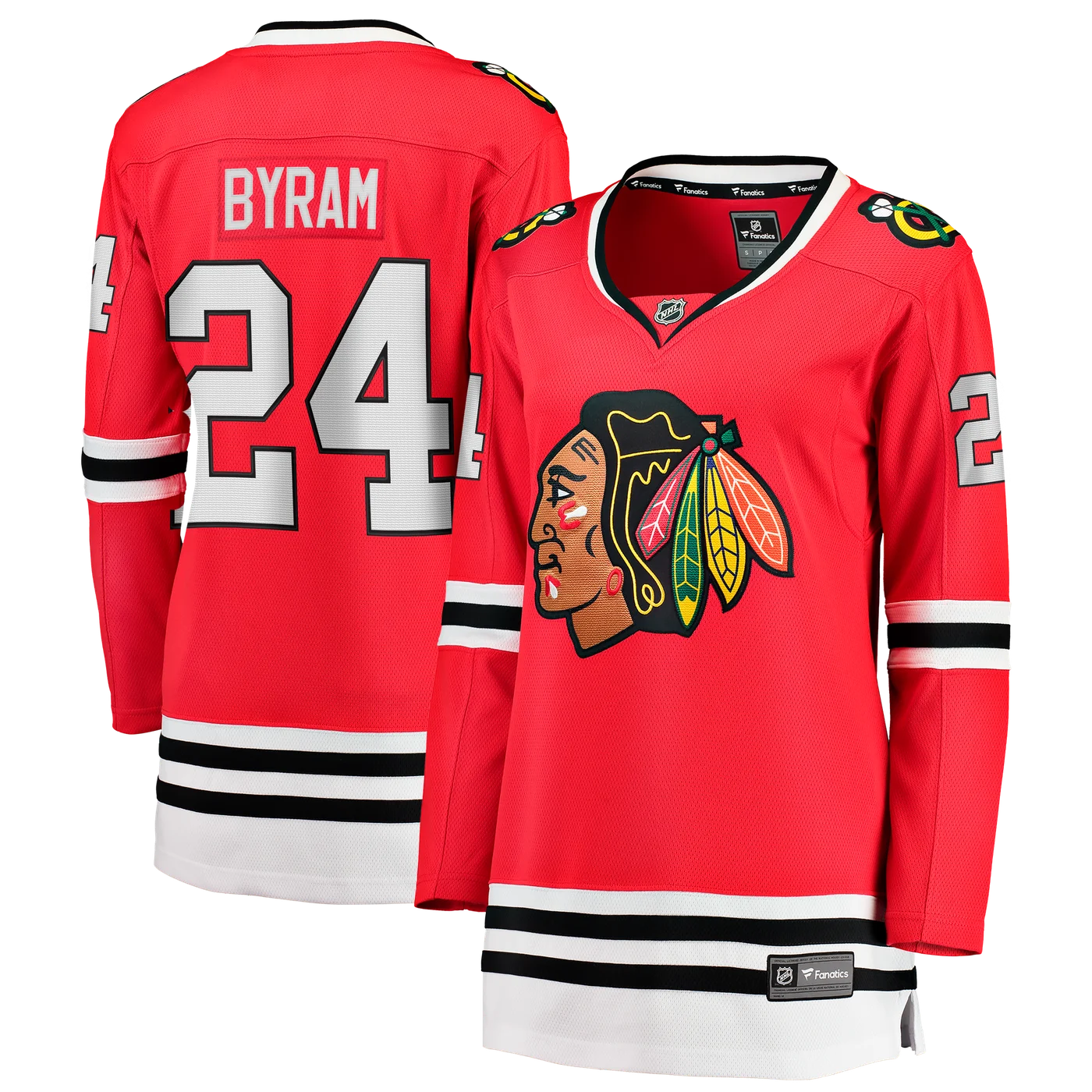 Bowen Byram Chicago Blackhawks Women's Home Breakaway Jersey - Red-ProSportsKit