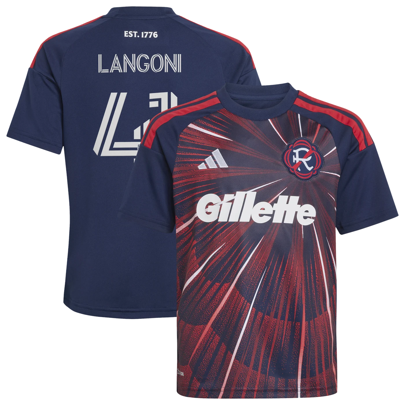 Luca Langoni New England Revolution Youth 2026 Independence Day Replica Jersey - Blue-ProSportsKit