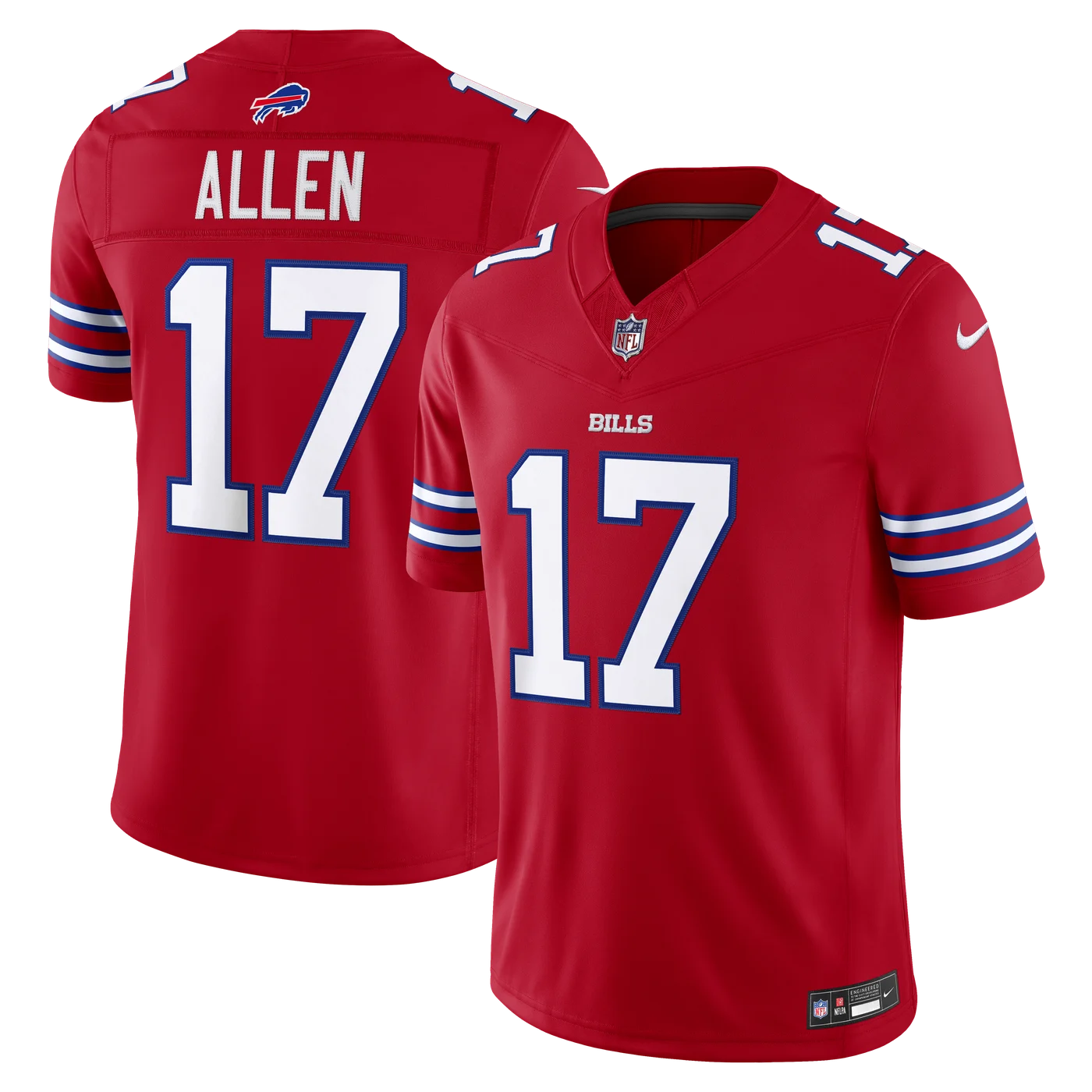 Josh Allen Buffalo Bills Alternate Vapor F.U.S.E. Stitched Limited Jersey - Red-ProSportsKit