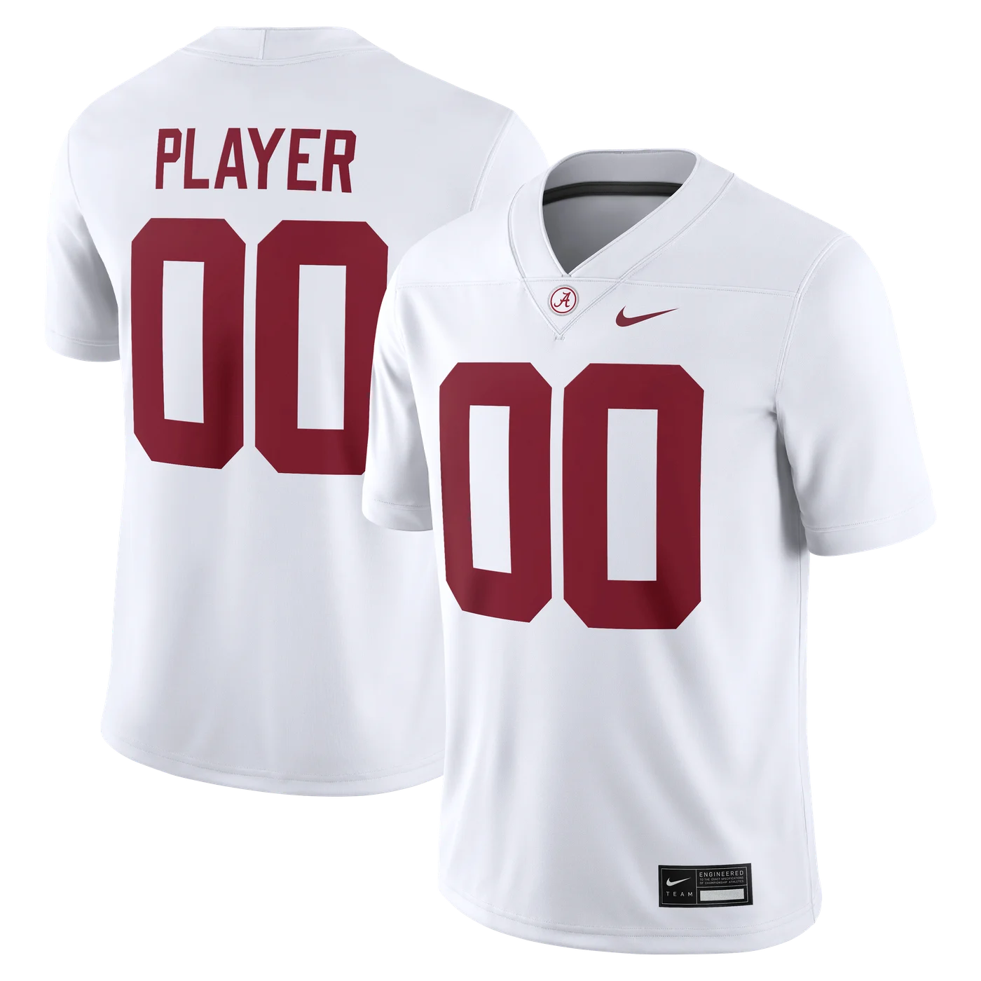 Alabama Crimson Tide NIL Pick-A-Player Game Jersey - White-ProSportsKit