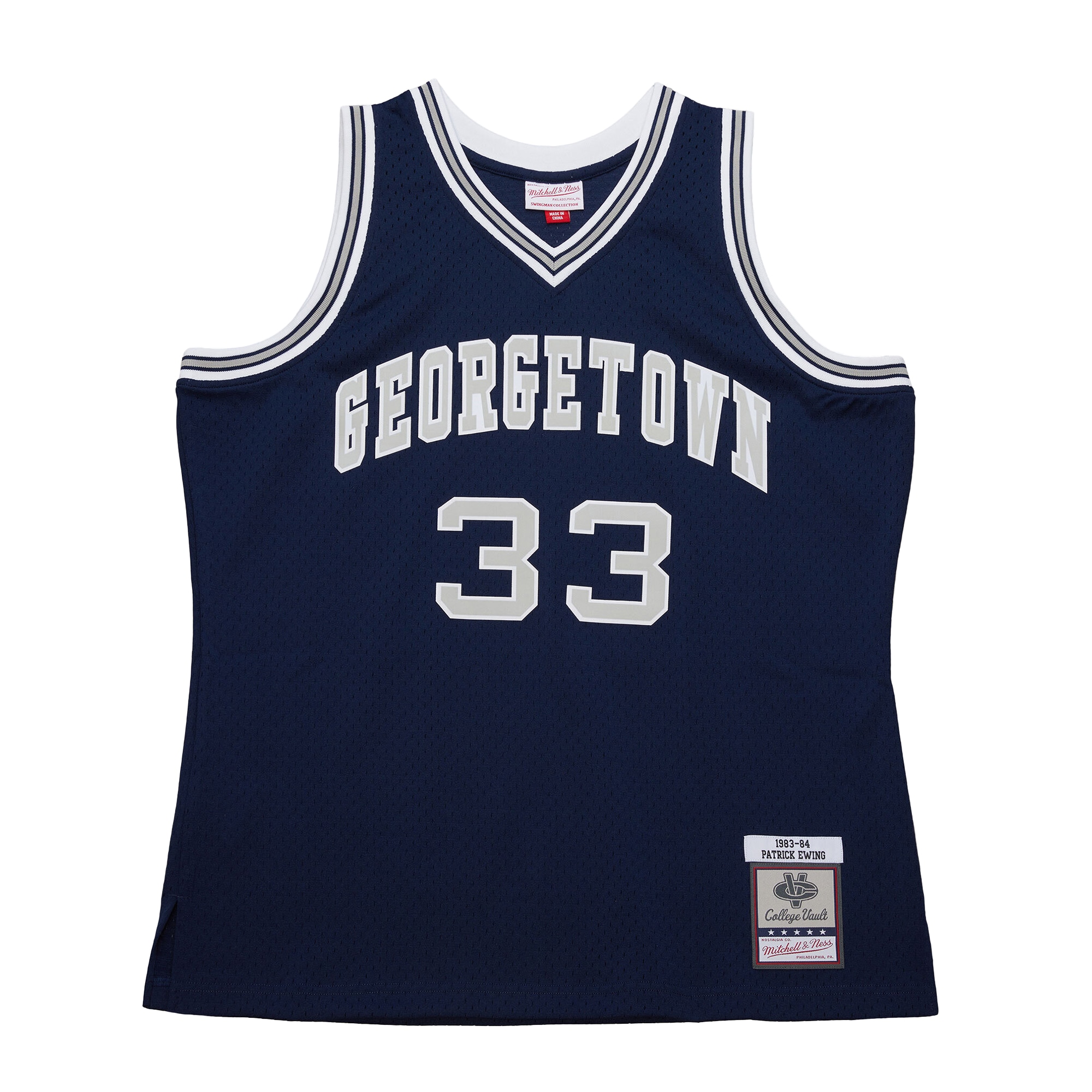 Patrick Ewing Georgetown Hoyas 1983/84 Jersey - Navy-ProSportsKit