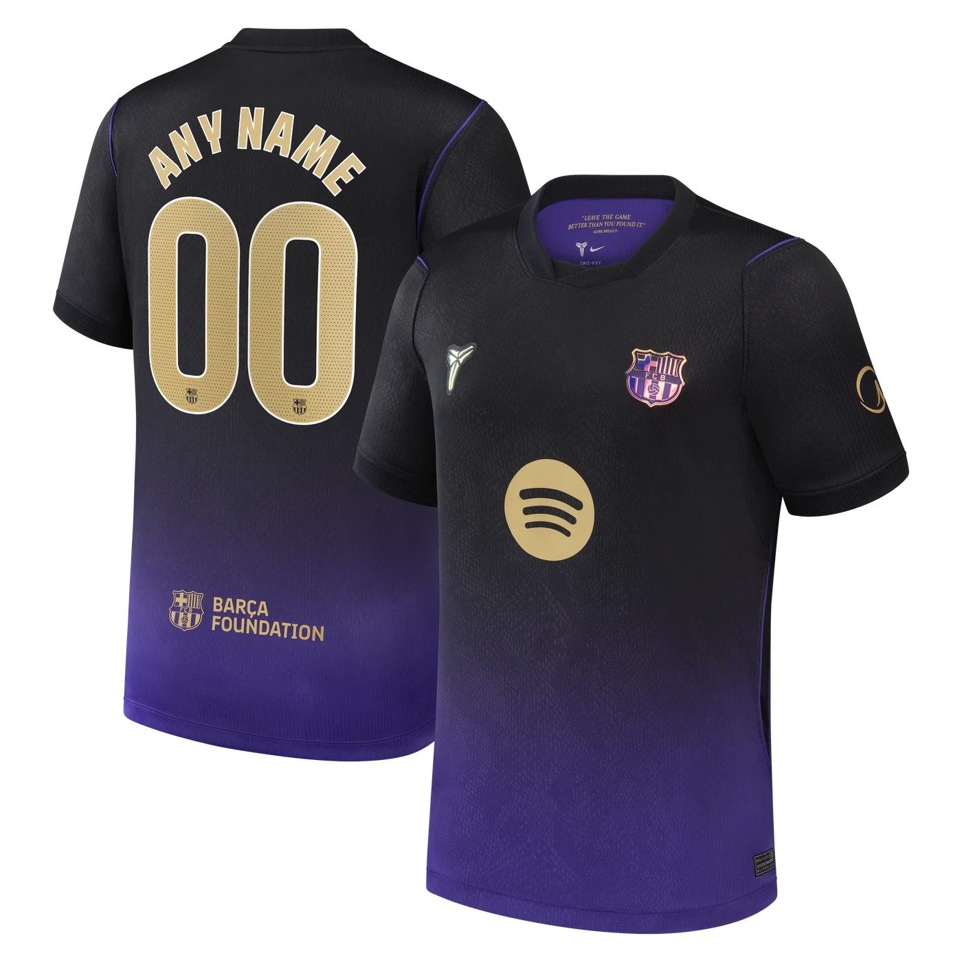 Barcelona Youth 2026/27 Away Stadium Replica Custom Jersey - Purple-ProSportsKit