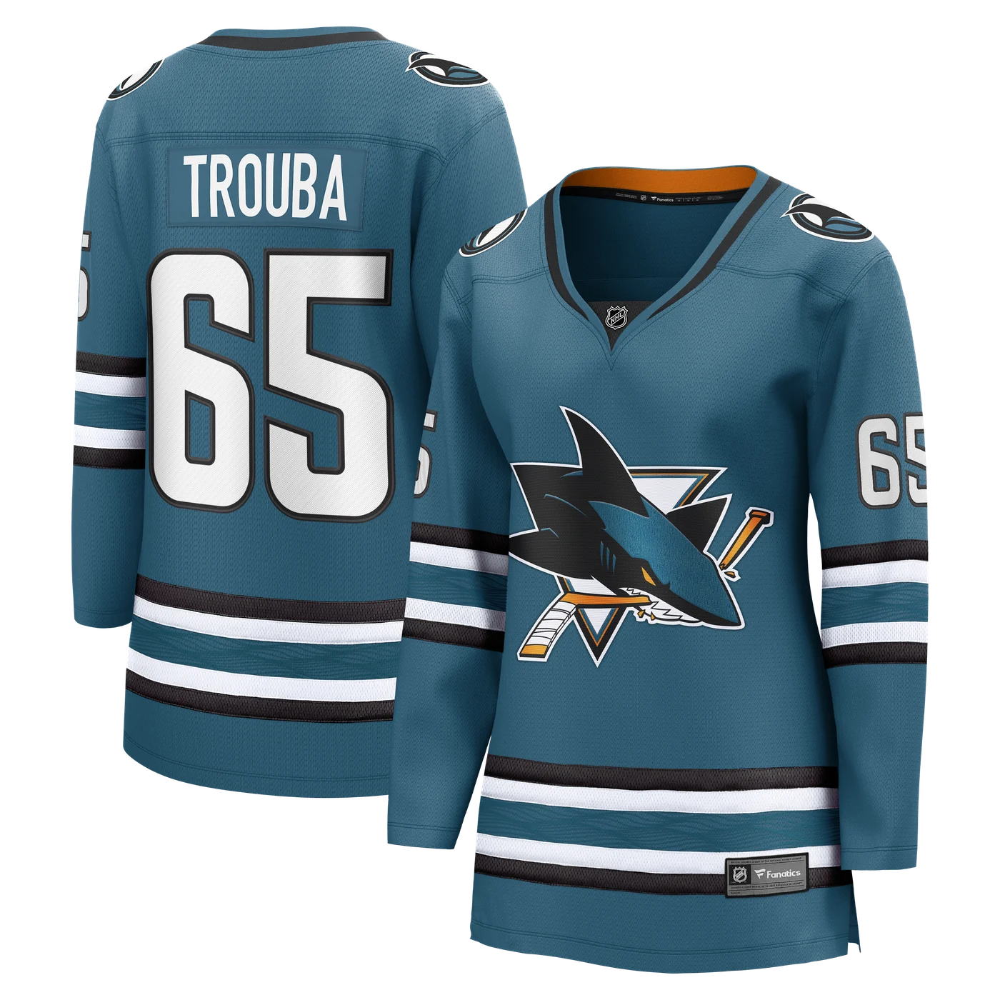 Jacob Trouba San Jose Sharks Women's Home Breakaway Jersey - Teal-ProSportsKit