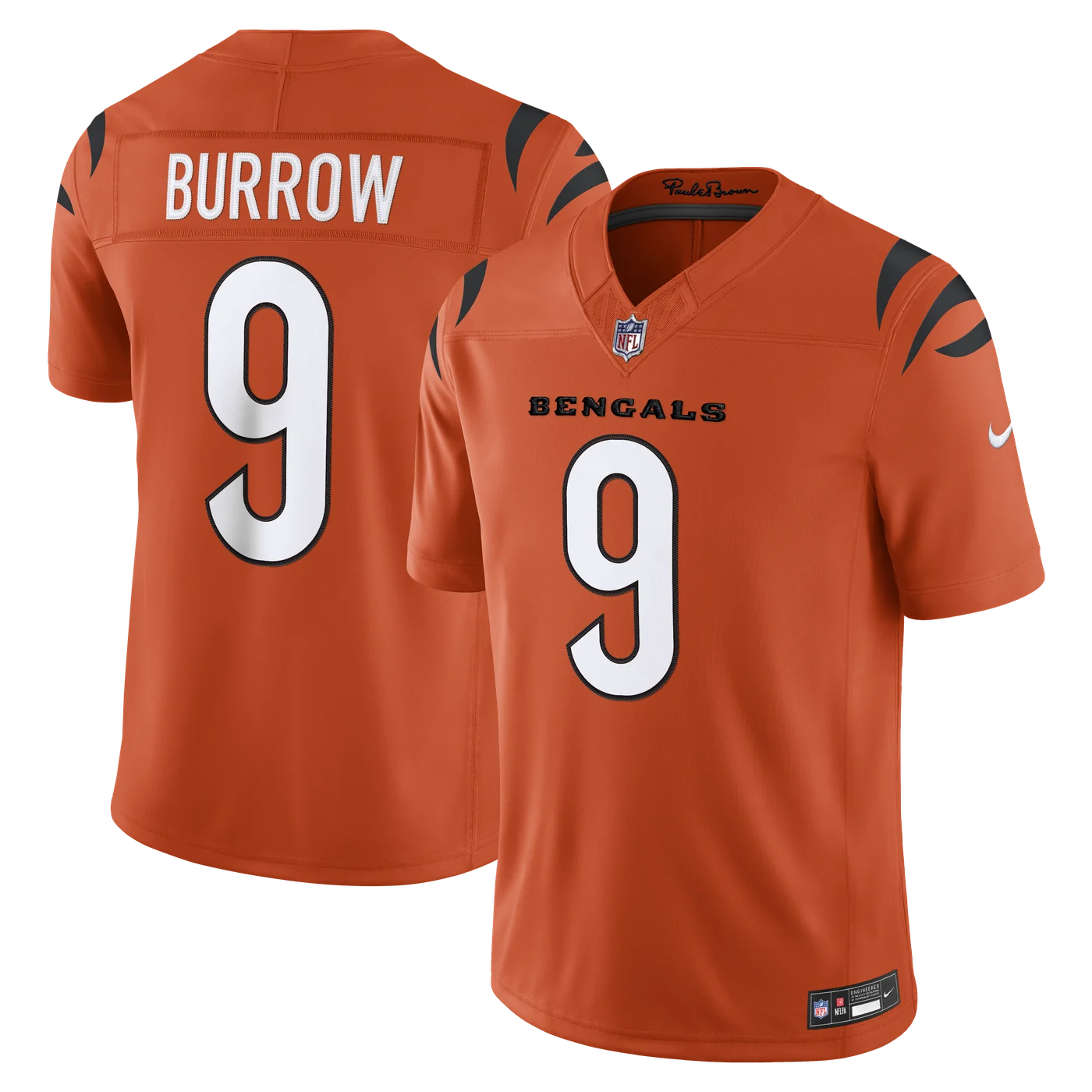 Joe Burrow Cincinnati Bengals Alternate Vapor F.U.S.E. Stitched Limited Jersey - Orange-ProSportsKit