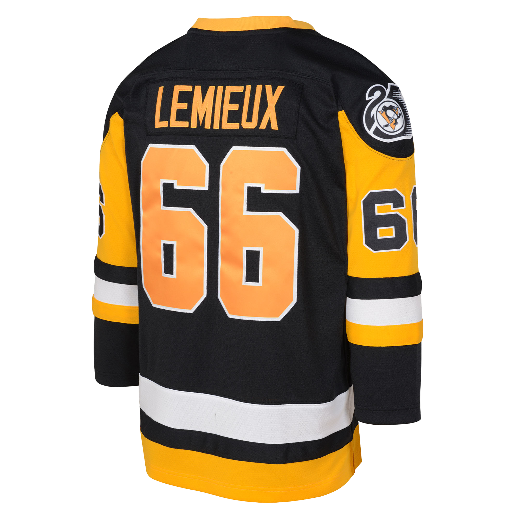 Mario Lemieux Pittsburgh Penguins Youth 1991/92 Captain Patch Power Play Player Jersey - Black-ProSportsKit
