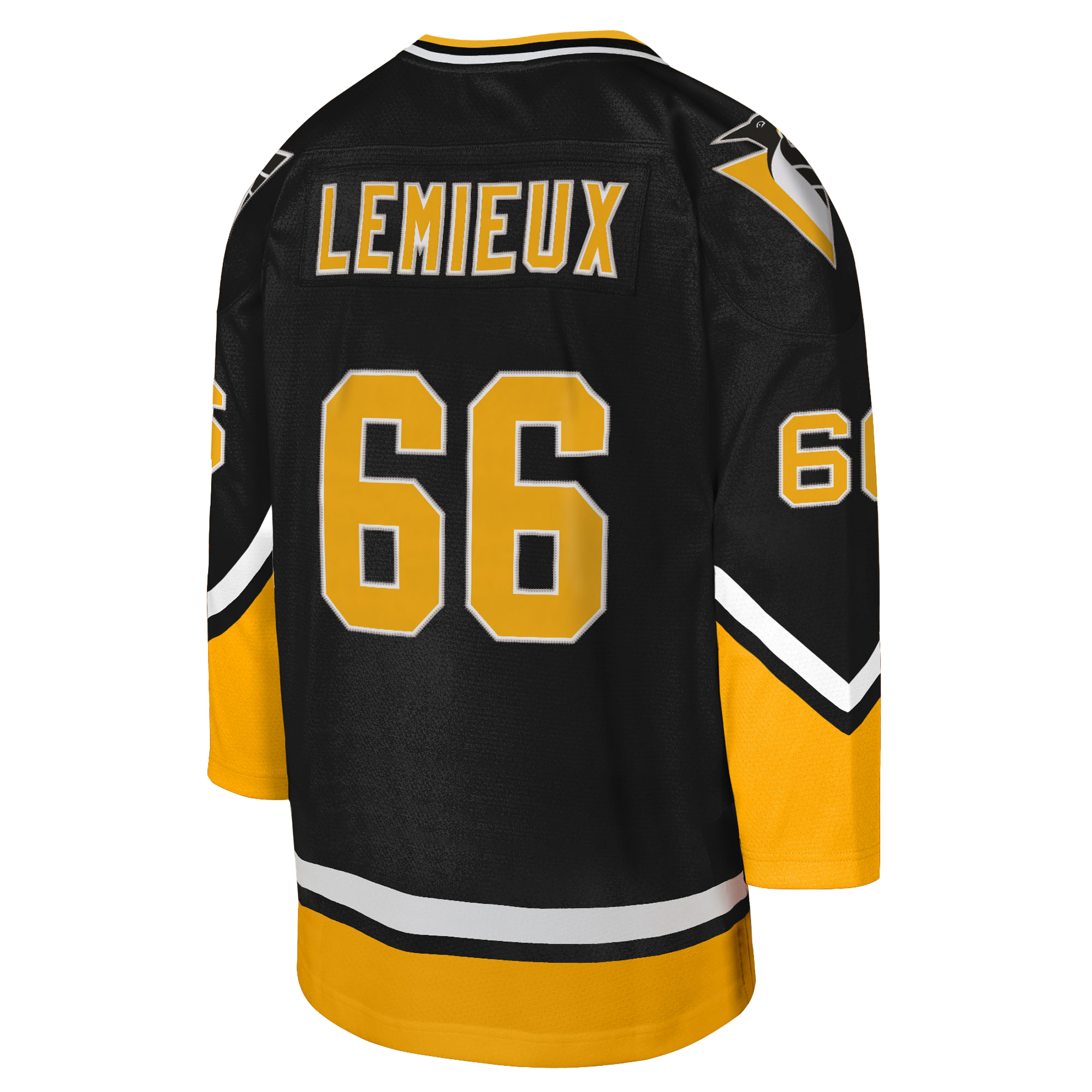 Mario Lemieux Pittsburgh Penguins Youth 1992/93 Captain Patch Power Play Player Jersey - Black-ProSportsKit