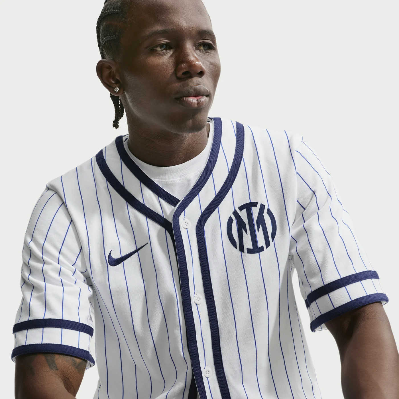 Inter Milan Club Baseball Jersey - White-ProSportsKit